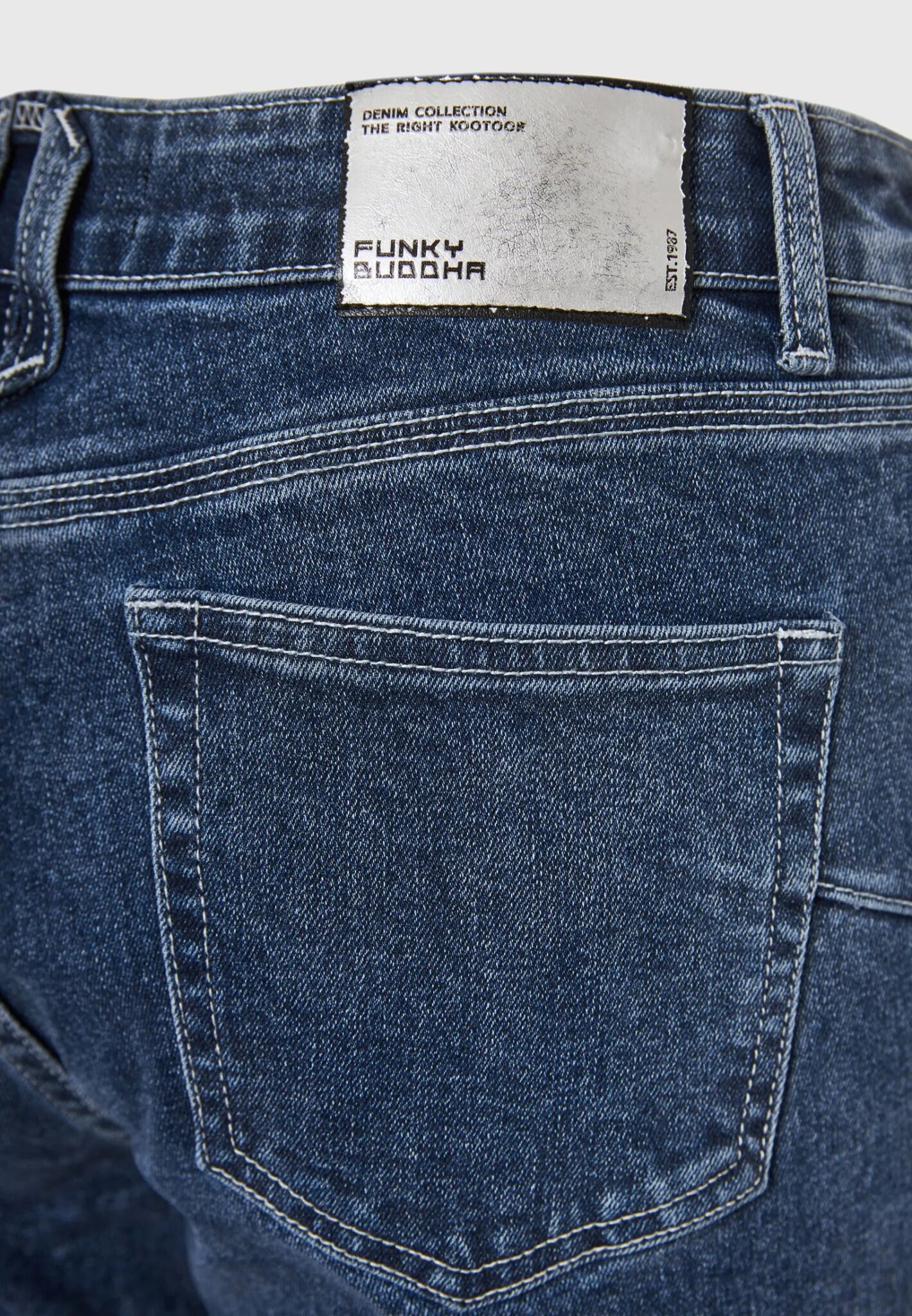 FUNKY BUDDHA ΓΥΝΑΙΚΕΊΟ ΤΖΗΝ FLARE FIT | BLUE FUNKY BUDDHA ΓΥΝΑΙΚΕΊΟ ΤΖΗΝ FLARE FIT | BLUE