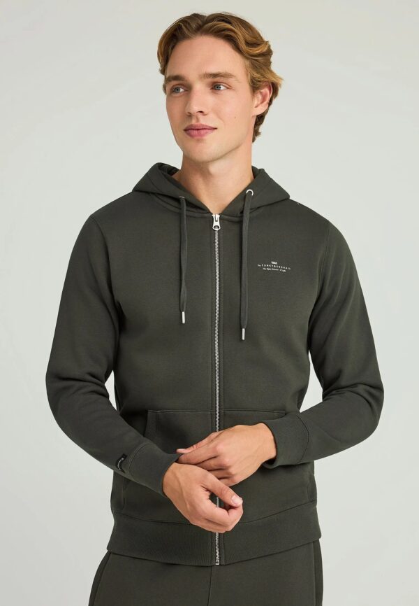 FUNKY BUDDHA ΑΝΔΡΙΚΉ ΖΑΚΈΤΑ ΦΟΎΤΕΡ ΜΕ ΚΟΥΚΟΎΛΑ | DARK GREEN