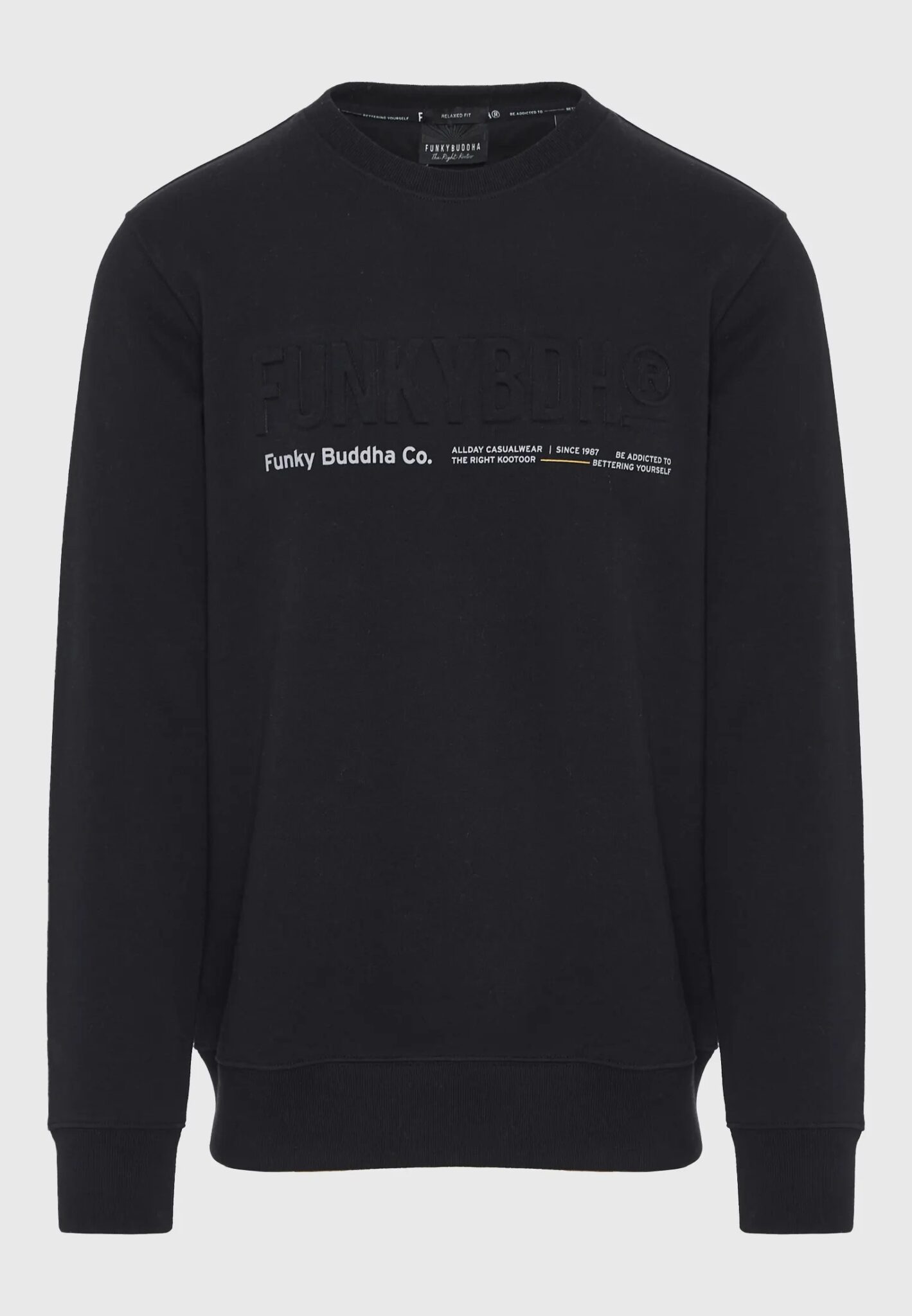 FUNKY BUDDHA ΑΝΔΡΙΚΌ CASUAL ΤΖΆΚΕΤ | BLACK