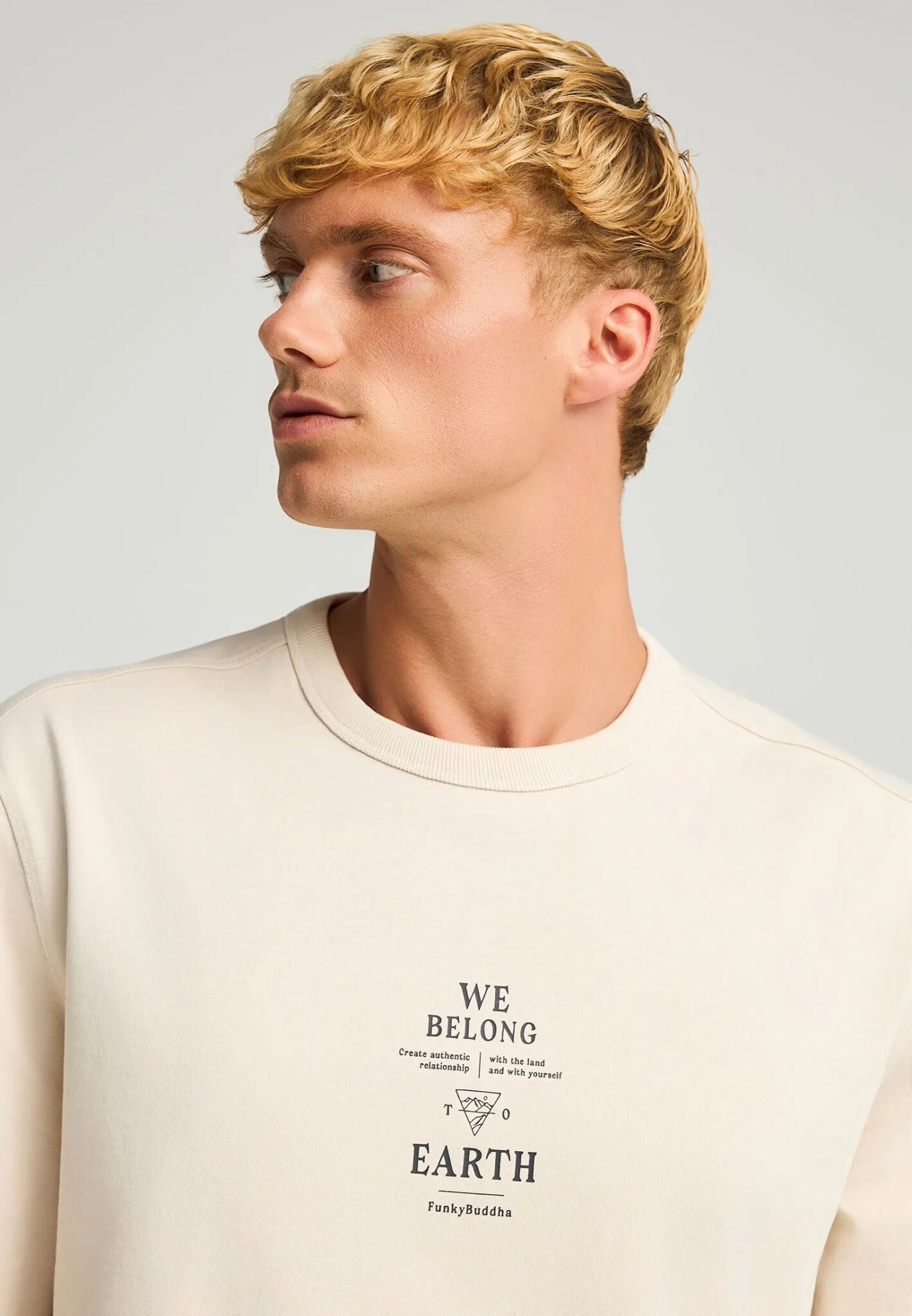 FUNKY BUDDHA ΑΝΔΡΙΚΉ ΜΠΛΟΎΖΑ ΜΕ ΜΑΚΡΎ ΜΑΝΊΚΙ | OFF WHITE FUNKY BUDDHA ΑΝΔΡΙΚΉ ΜΠΛΟΎΖΑ ΜΕ ΜΑΚΡΎ ΜΑΝΊΚΙ | OFF WHITE