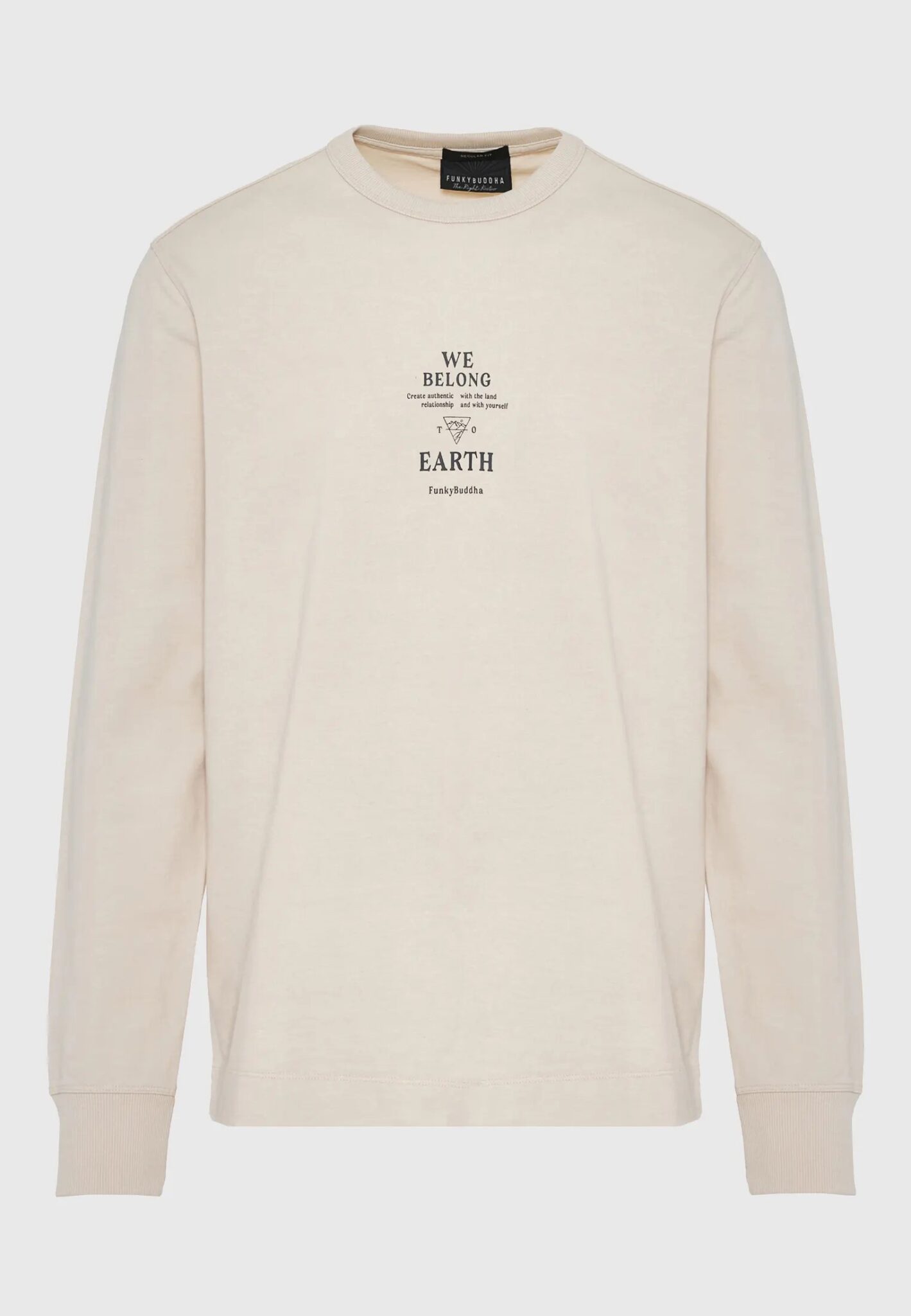 FUNKY BUDDHA ΑΝΔΡΙΚΉ ΜΠΛΟΎΖΑ ΜΕ ΜΑΚΡΎ ΜΑΝΊΚΙ | OFF WHITE FUNKY BUDDHA ΑΝΔΡΙΚΉ ΜΠΛΟΎΖΑ ΜΕ ΜΑΚΡΎ ΜΑΝΊΚΙ | OFF WHITE