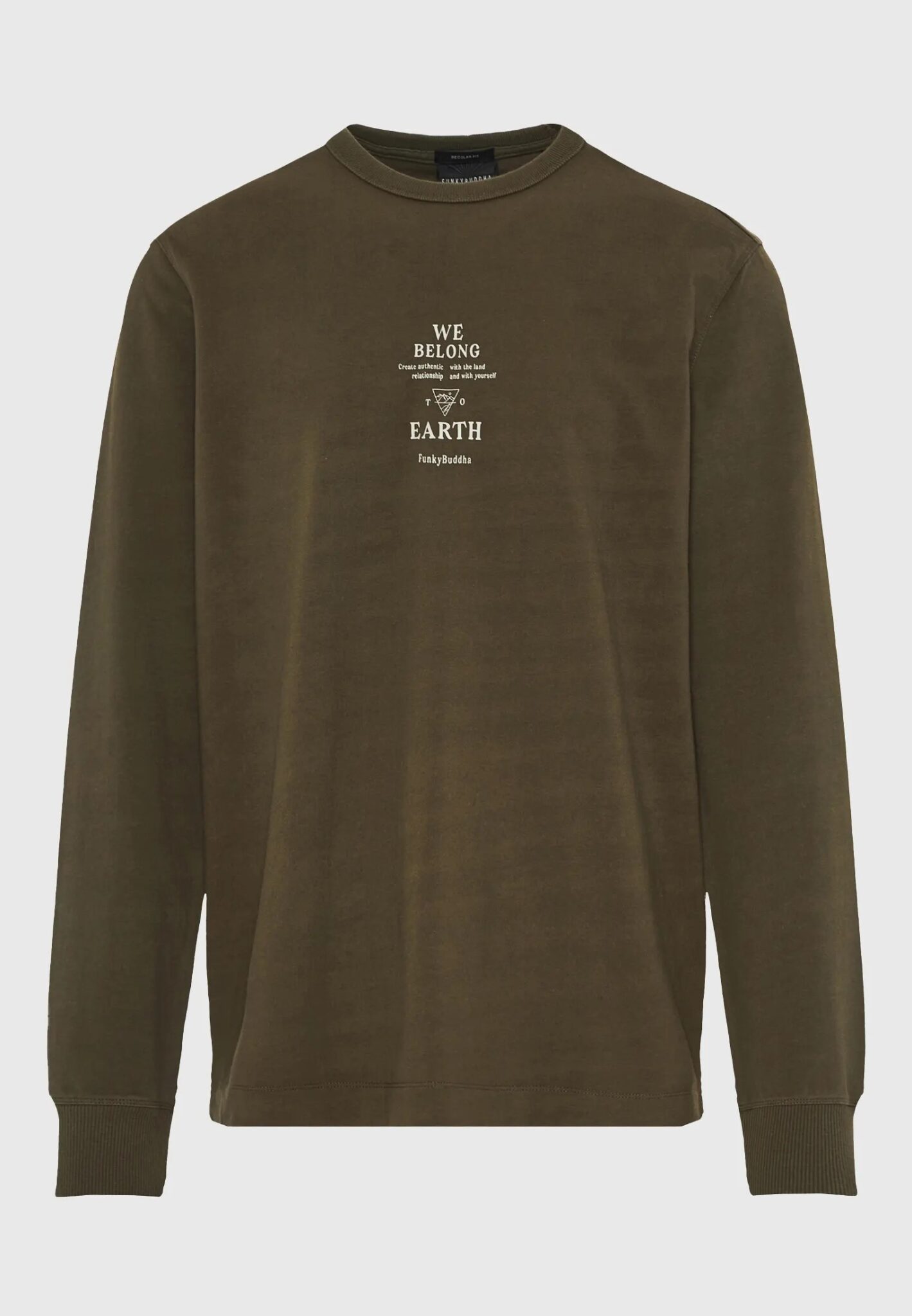 FUNKY BUDDHA ΑΝΔΡΙΚΉ ΜΠΛΟΎΖΑ ΜΕ ΜΑΚΡΎ ΜΑΝΊΚΙ | DARK OLIVE FUNKY BUDDHA ΑΝΔΡΙΚΉ ΜΠΛΟΎΖΑ ΜΕ ΜΑΚΡΎ ΜΑΝΊΚΙ | DARK OLIVE