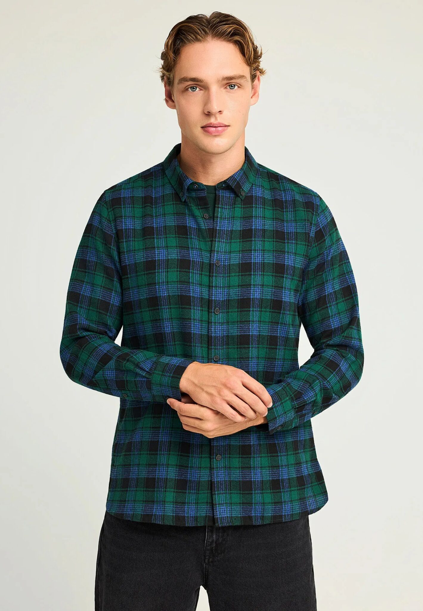 ΠΟΥΚΑΜΙΣΟ P-HANK-S-KENT-C1-222 | BLACK