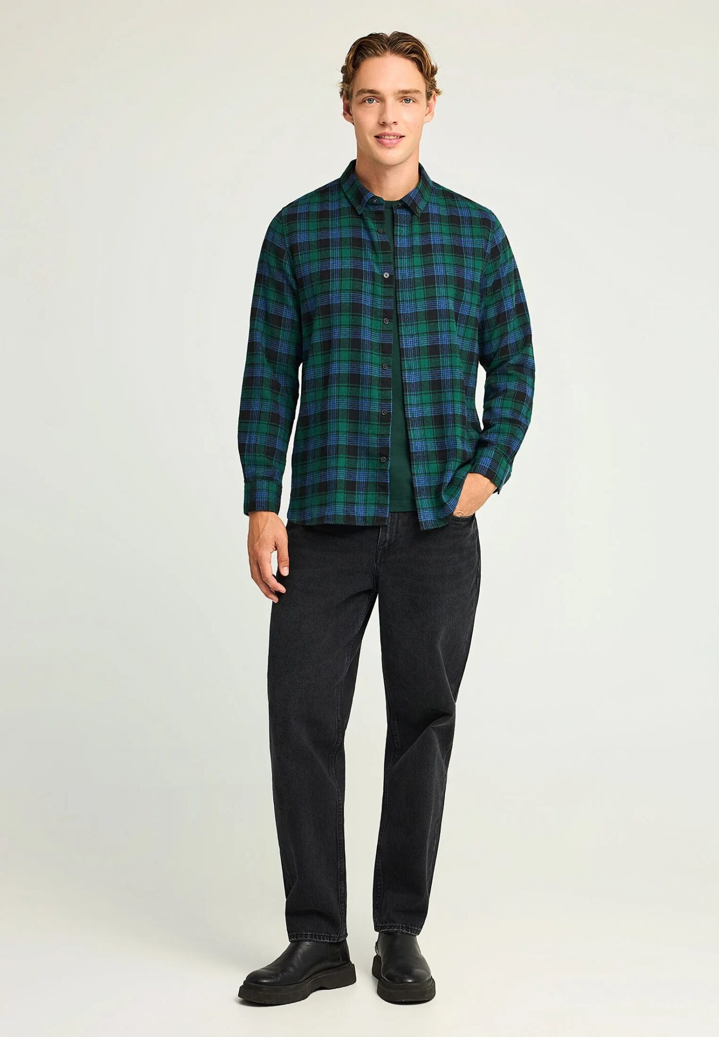 ΠΟΥΚΑΜΙΣΟ P-HANK-S-KENT-C1-222 | BLACK