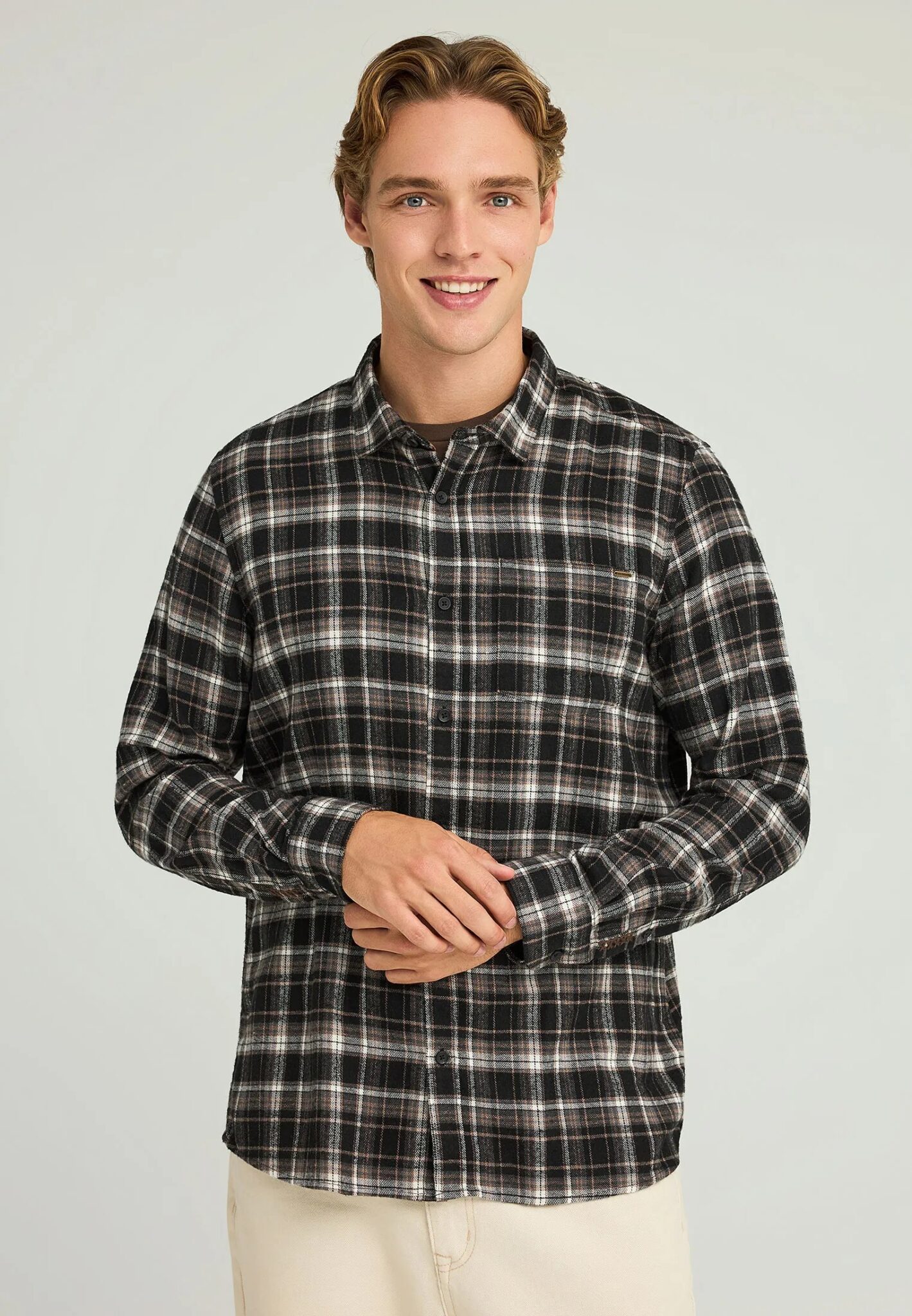 ΠΟΥΚΑΜΙΣΟ P-HANK-S-KENT-C1-222 | BLACK