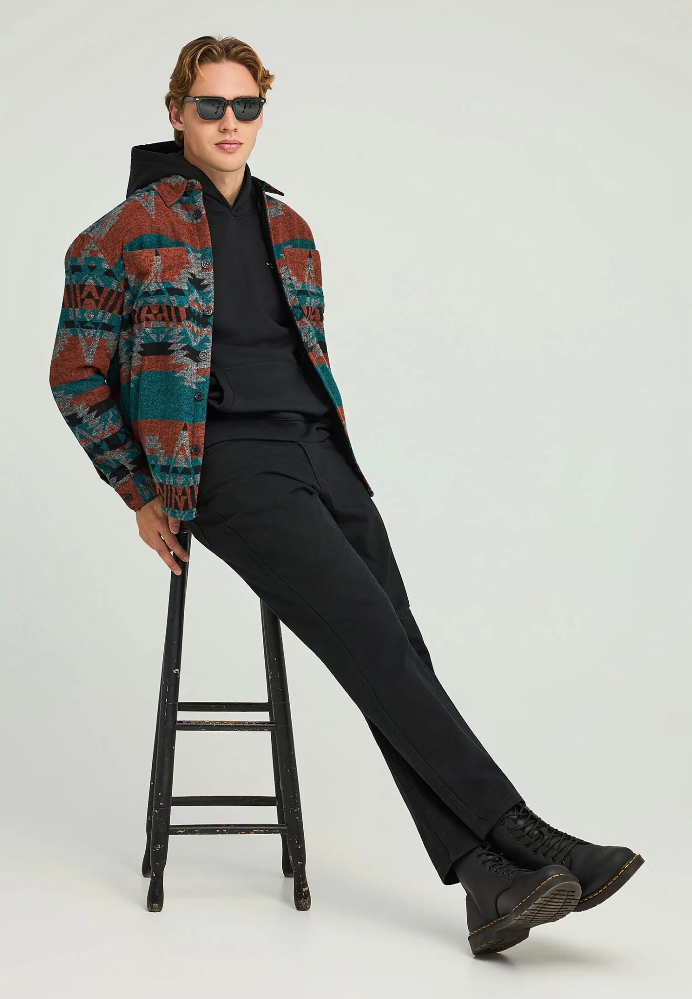 ΠΟΥΚΑΜΙΣΟ P-HANK-S-KENT-C1-222 | BLACK