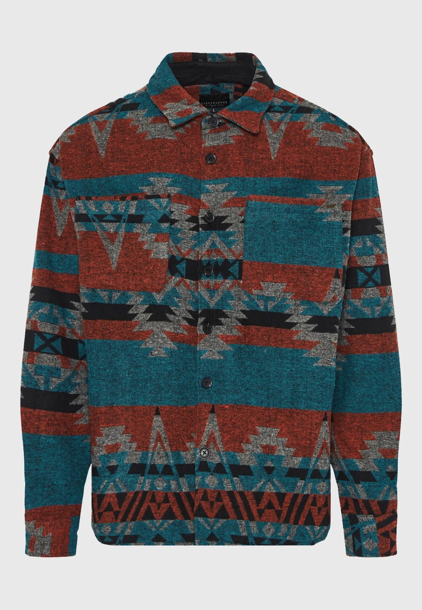 FUNKY BUDDHA ΑΝΔΡΙΚΌ ΠΟΥΚΆΜΙΣΟ CASUAL | PETROL FUNKY BUDDHA ΑΝΔΡΙΚΌ ΠΟΥΚΆΜΙΣΟ CASUAL | PETROL