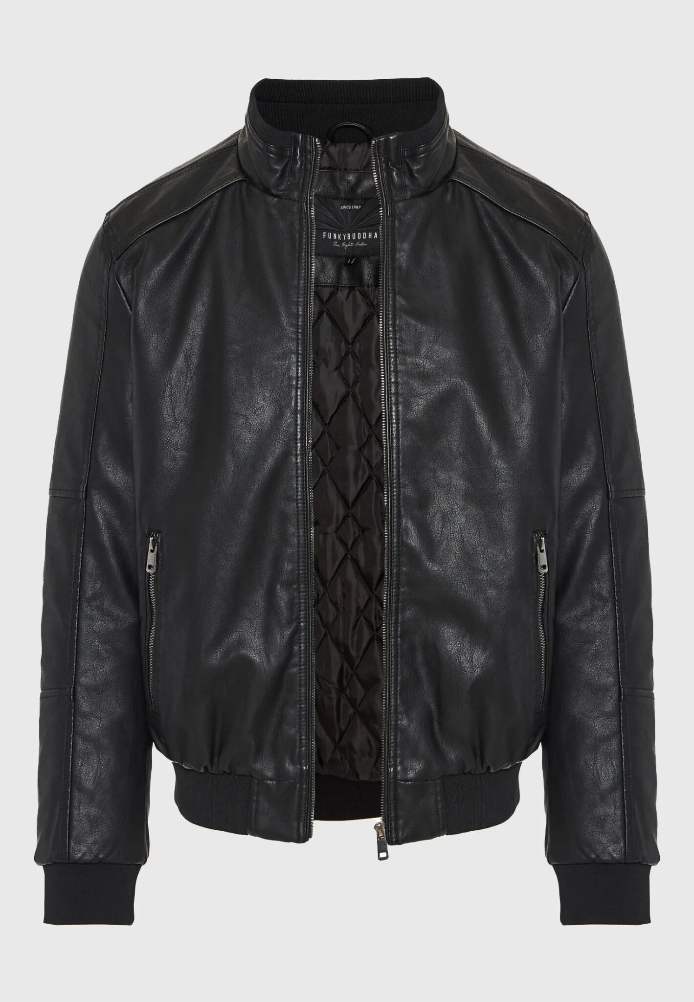 FUNKY BUDDHA ΑΝΔΡΙΚΌ ΤΖΆΚΕΤ CASUAL | BLACK FUNKY BUDDHA ΑΝΔΡΙΚΌ ΤΖΆΚΕΤ CASUAL | BLACK