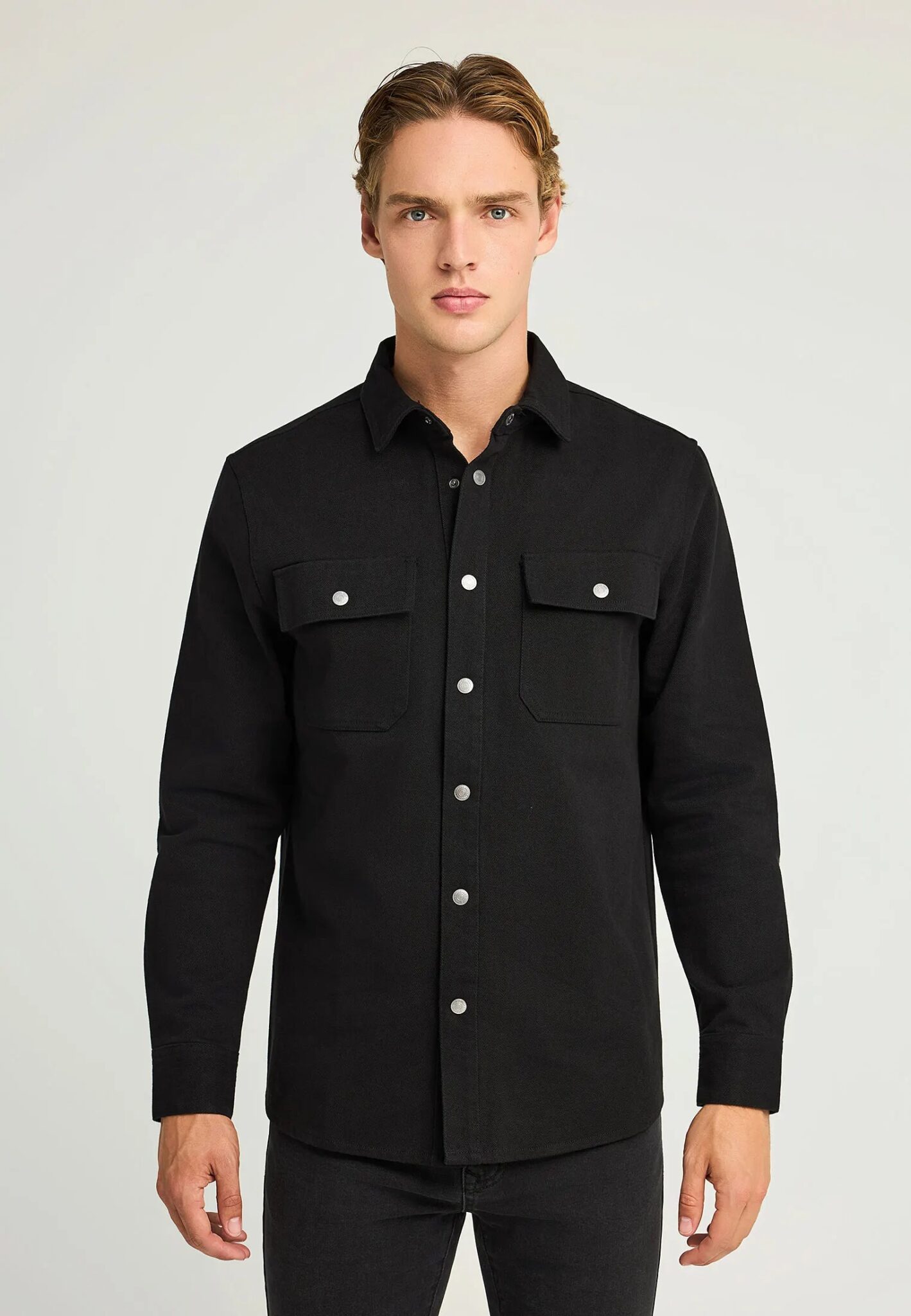 ΠΟΥΚΑΜΙΣΟ P-HANK-S-KENT-C1-222 | BLACK