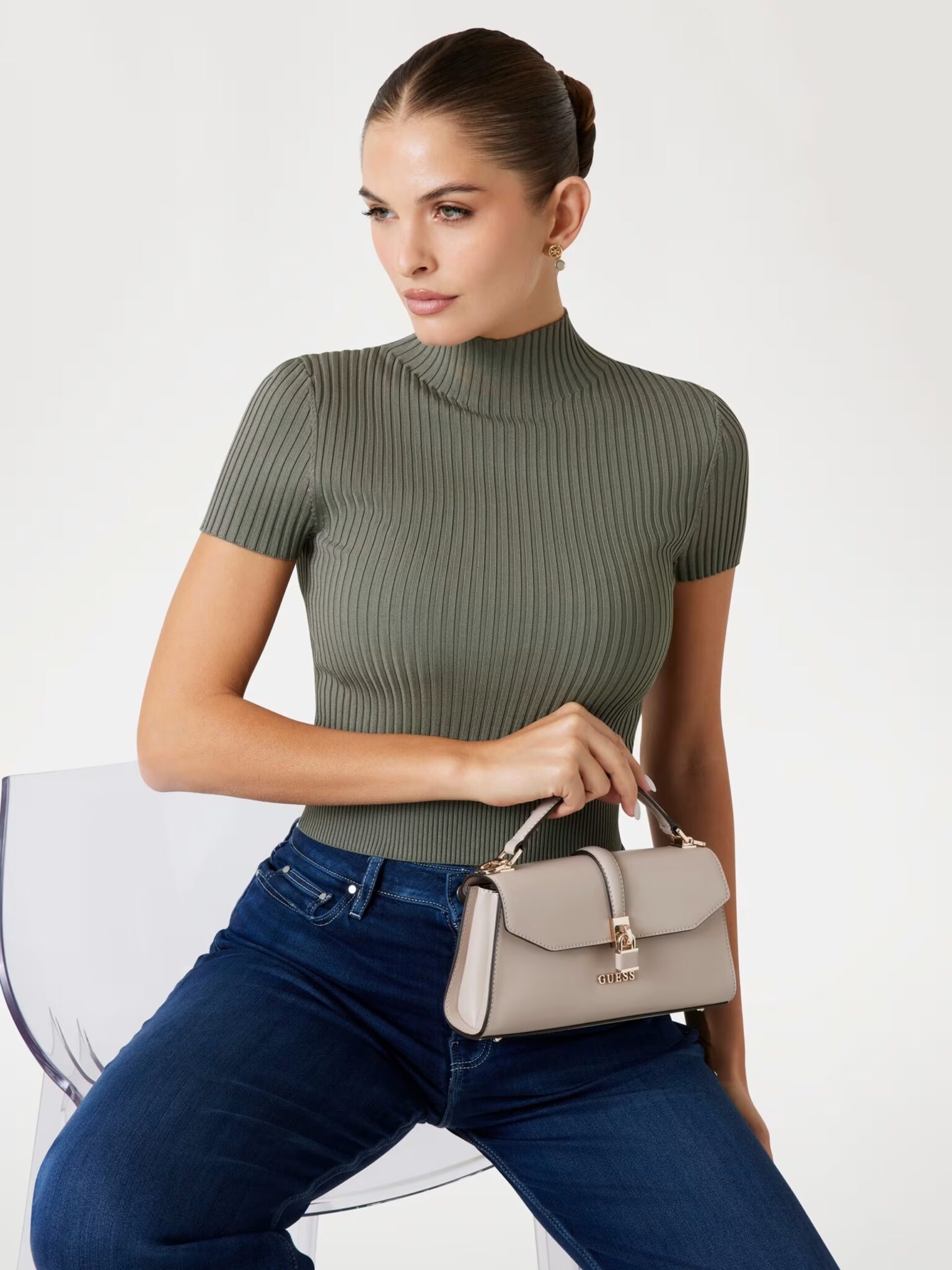 GUESS MIREMA TOP HANDLE FLAP HWWG9631200 | BLACK