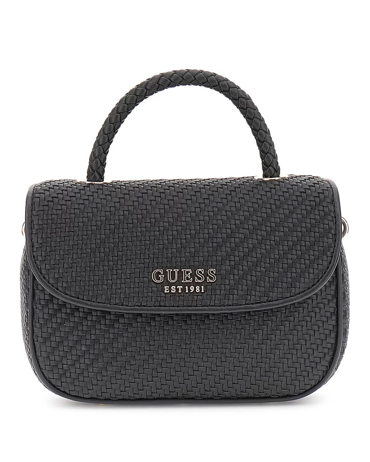 GUESS MIREMA TOP HANDLE FLAP HWWG9631200 | BLACK
