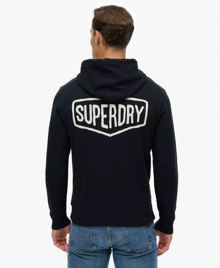 SUPERDRY HOODED SPORTS PUFFER JACKET ΜΠΟΥΦΑΝ ΑΝΔΡΙΚΟ | ANTHRACITE