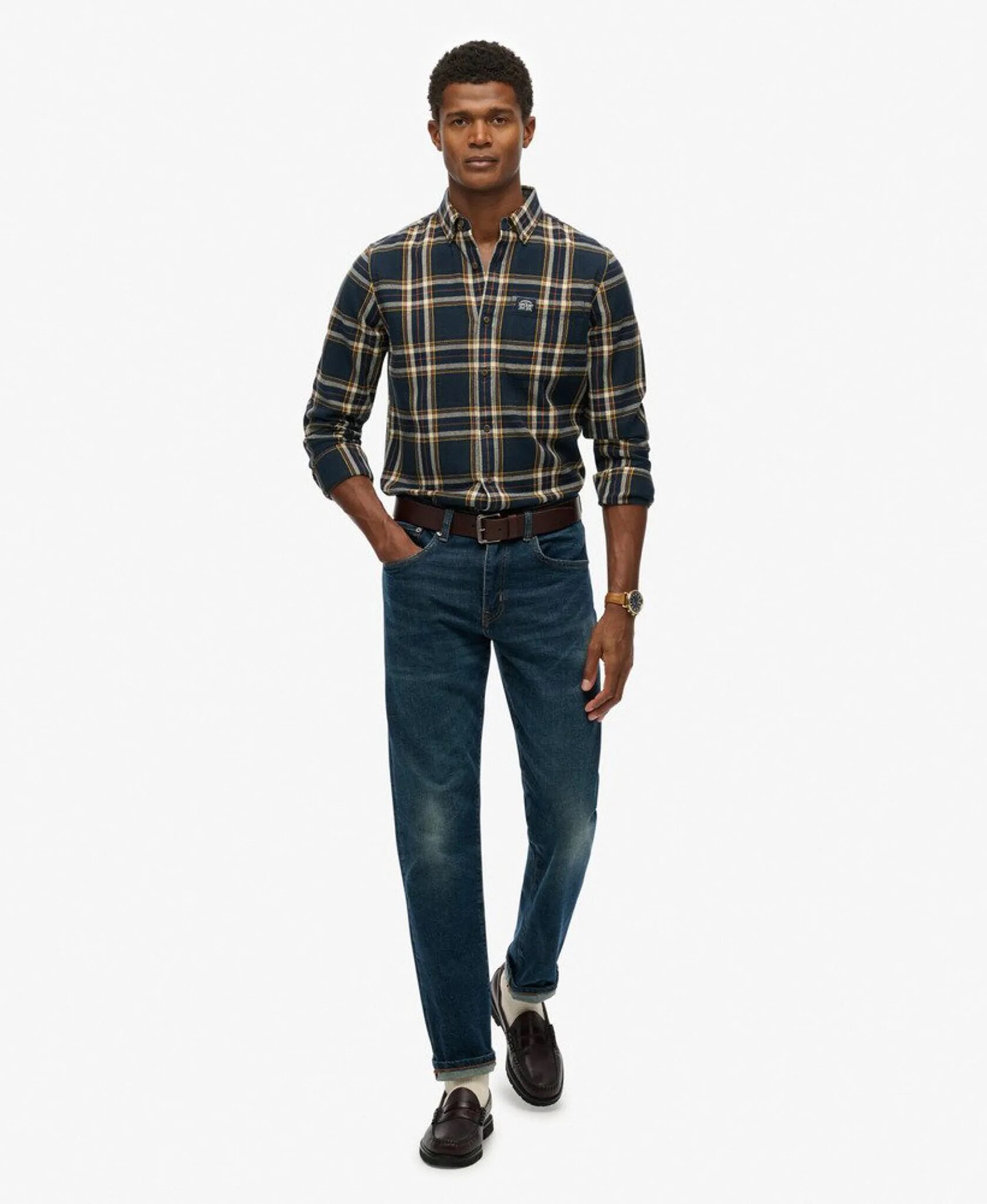 ΠΟΥΚΑΜΙΣΟ P-HANK-S-KENT-C1-222 | BLACK