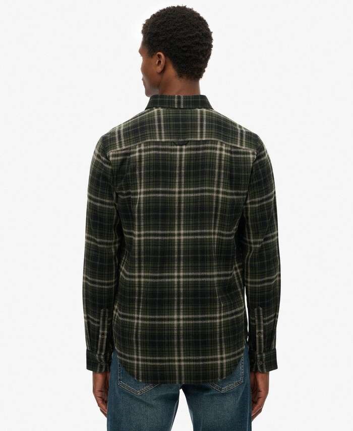 SUPERDRY L/S COTTON LUMBERJACK SHIRT ΠΟΥΚΑΜΙΣΟ ΑΝΔΡΙΚΟ | OLIVE SUPERDRY L/S COTTON LUMBERJACK SHIRT ΠΟΥΚΑΜΙΣΟ ΑΝΔΡΙΚΟ | OLIVE