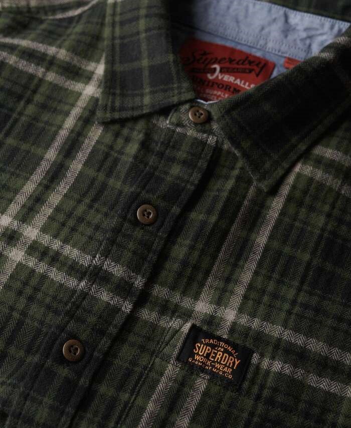 SUPERDRY L/S COTTON LUMBERJACK SHIRT ΠΟΥΚΑΜΙΣΟ ΑΝΔΡΙΚΟ | OLIVE SUPERDRY L/S COTTON LUMBERJACK SHIRT ΠΟΥΚΑΜΙΣΟ ΑΝΔΡΙΚΟ | OLIVE