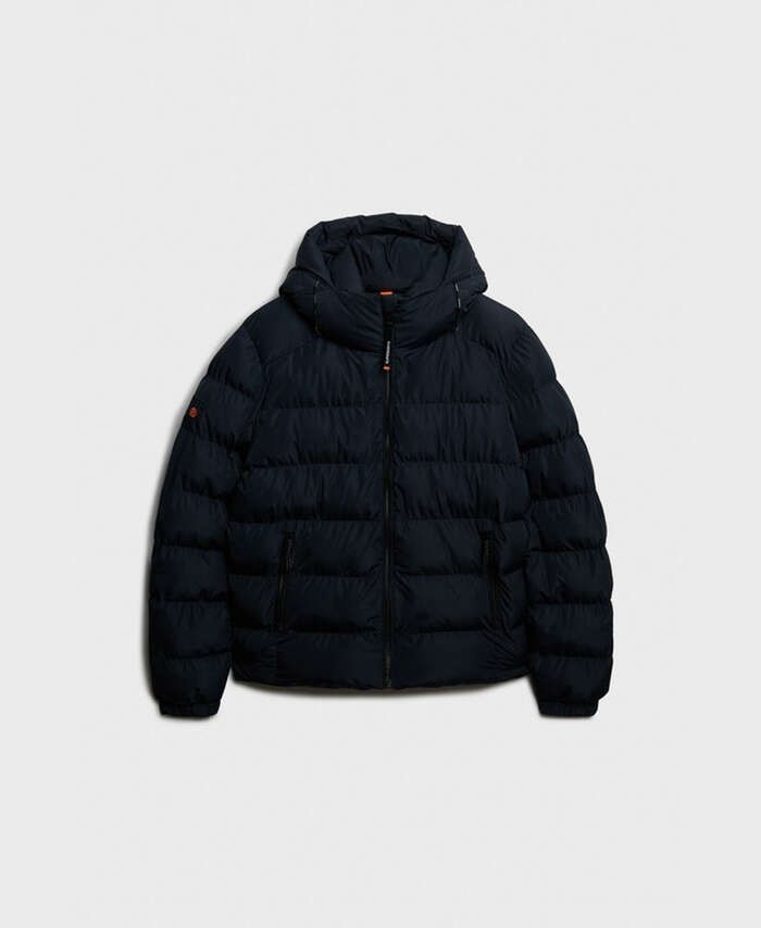 SUPERDRY HOODED SPORTS PUFFER JACKET ΜΠΟΥΦΑΝ ΑΝΔΡΙΚΟ | ANTHRACITE SUPERDRY HOODED SPORTS PUFFER JACKET ΜΠΟΥΦΑΝ ΑΝΔΡΙΚΟ | ANTHRACITE