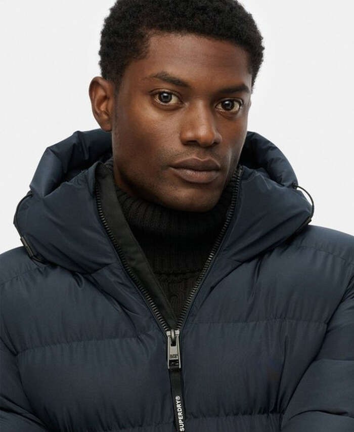 SUPERDRY HOODED SPORTS PUFFER JACKET ΜΠΟΥΦΑΝ ΑΝΔΡΙΚΟ | ANTHRACITE SUPERDRY HOODED SPORTS PUFFER JACKET ΜΠΟΥΦΑΝ ΑΝΔΡΙΚΟ | ANTHRACITE