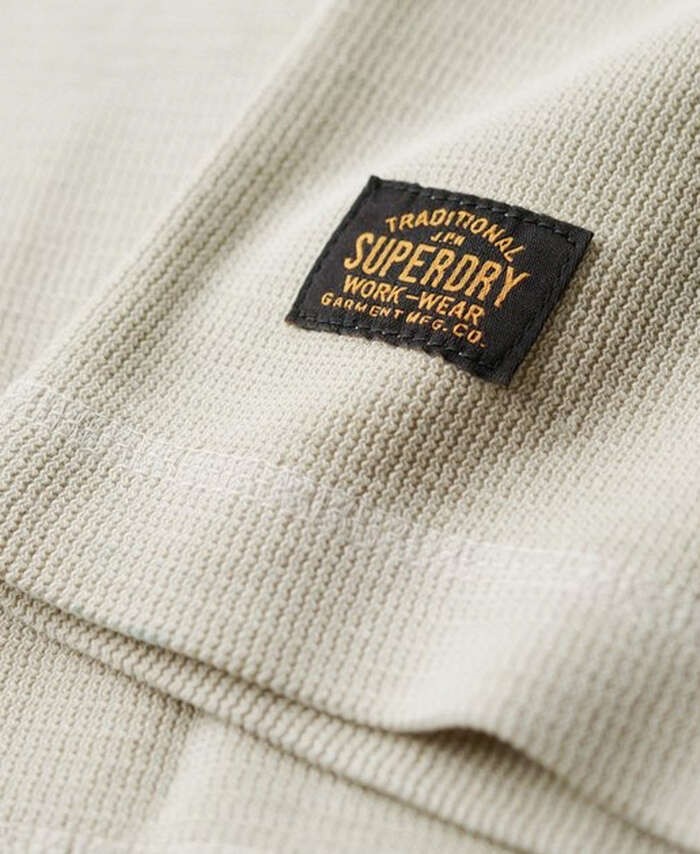 SUPERDRY WAFFLE LONG SLEEVE HENLEY TOP ΜΠΛΟΥΖΑ ΑΝΔΡΙΚΟ | BEIGE SUPERDRY WAFFLE LONG SLEEVE HENLEY TOP ΜΠΛΟΥΖΑ ΑΝΔΡΙΚΟ | BEIGE