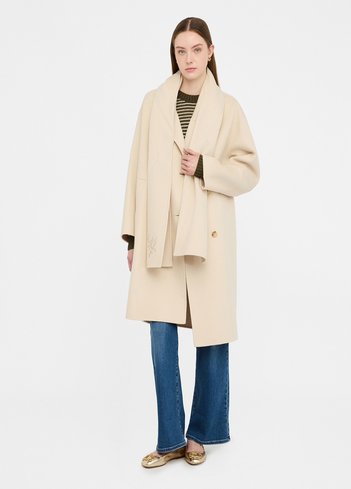 LIU JO ΠΑΛΤΟ CAPPOTTO TS.NAVETTA MF5025T4627 | DARK BEIGE LIU JO ΠΑΛΤΟ CAPPOTTO TS.NAVETTA MF5025T4627 | DARK BEIGE