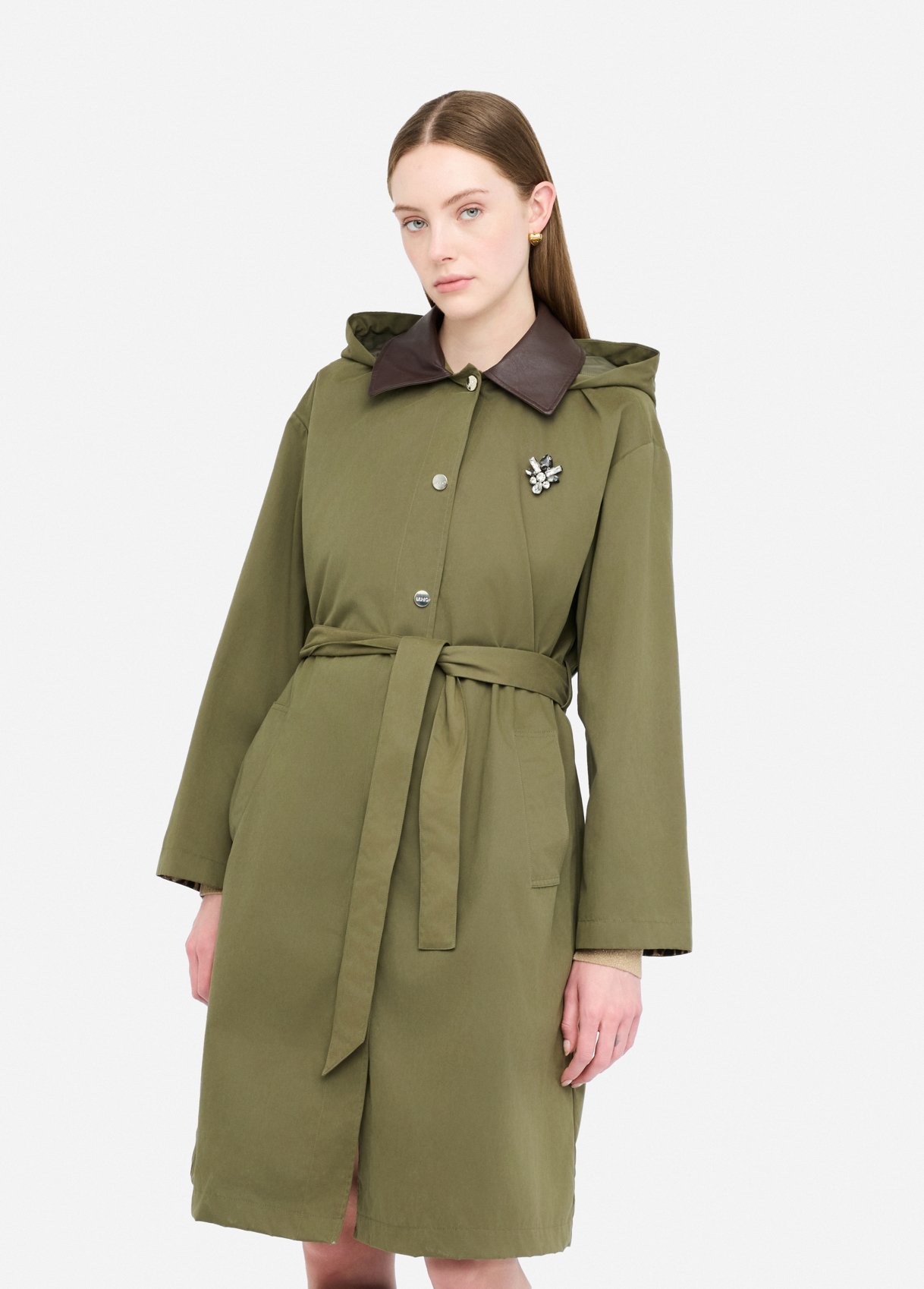 LIU JO GIACCONE TS.NAVETTA MF5083T108A | GREEN