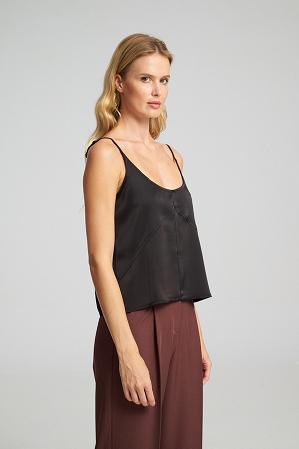 FUNKY BUDDHA ΓΥΝΑΙΚΕΊΑ ΜΠΛΟΎΖΑ ΜΕ ΜΑΚΡΎ ΜΑΝΊΚΙ | BLACK