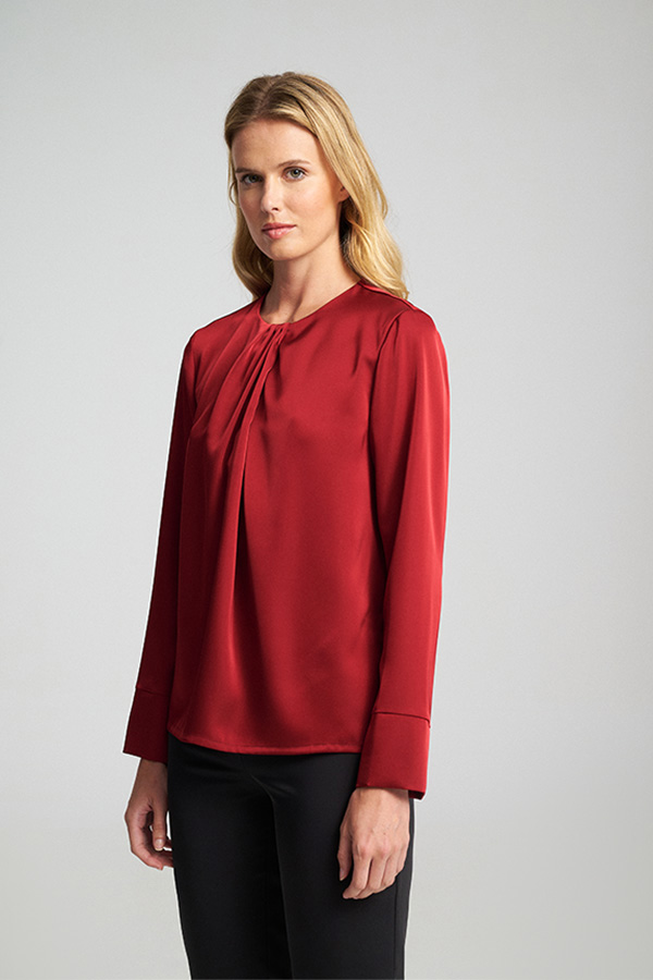 FUNKY BUDDHA ΓΥΝΑΙΚΕΊΑ ΜΠΛΟΎΖΑ ΜΕ ΜΑΚΡΎ ΜΑΝΊΚΙ | BLACK