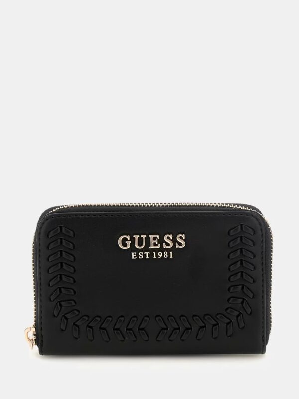 GUESS TATUM SLG MEDIUM ZIP AROUND SWNG9667140 | BLACK