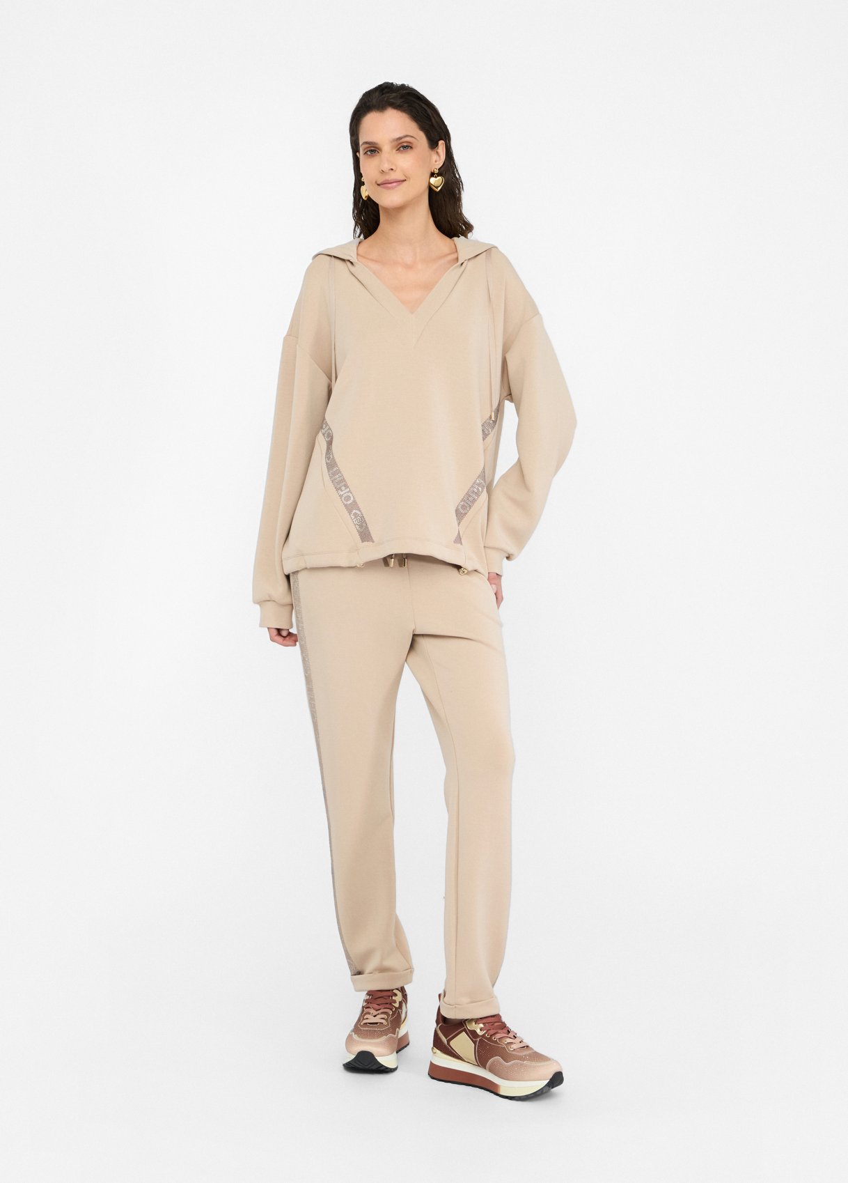 LIU JO PANT.JERSEY LUNGO CHAMPAGNE ΠΑΝΤΕΛΟΝΙ ΓΥΝΑΙΚΕΙΟ | TOBACCO LIU JO PANT.JERSEY LUNGO CHAMPAGNE ΠΑΝΤΕΛΟΝΙ ΓΥΝΑΙΚΕΙΟ | TOBACCO