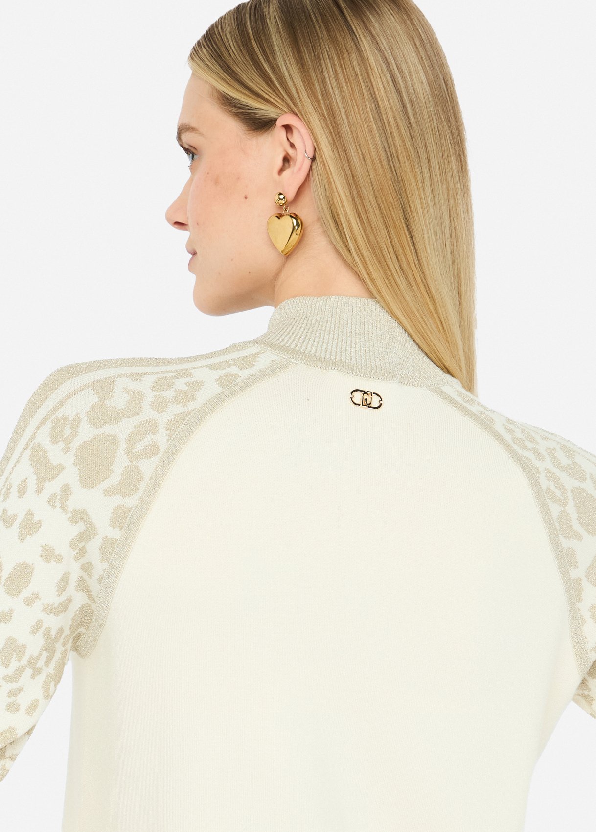 LIU JO MAGLIA ZIPPATA M/L ΜΠΛΟΥΖΑ ΓΥΝΑΙΚΕΙΟ | OFF WHITE LIU JO MAGLIA ZIPPATA M/L ΜΠΛΟΥΖΑ ΓΥΝΑΙΚΕΙΟ | OFF WHITE