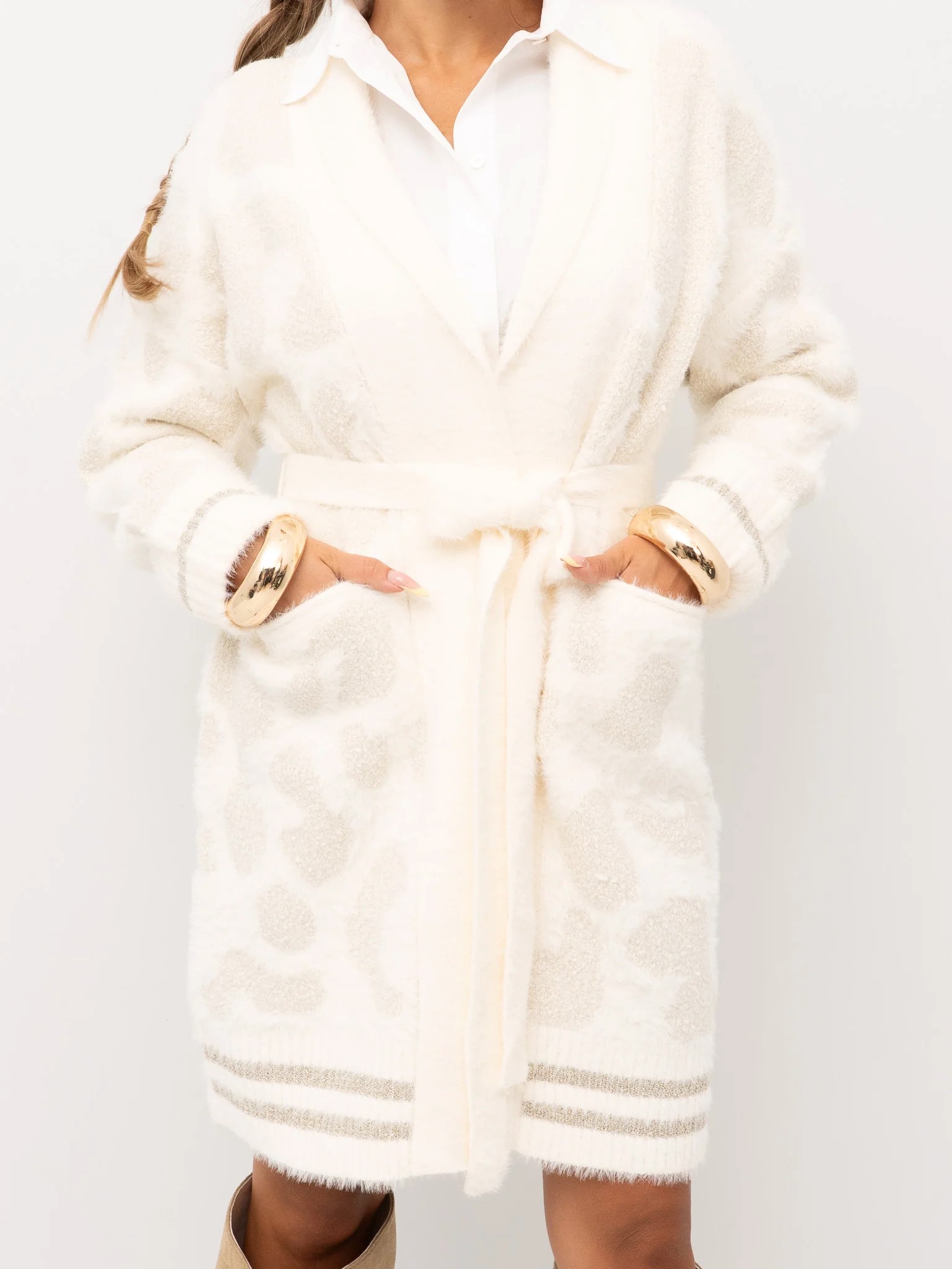 LIU JO CAPPOTTO MAGLIA ΠΑΛΤΟ ΓΥΝΑΙΚΕΙΟ TF5182MA66Q | OFF WHITE LIU JO CAPPOTTO MAGLIA ΠΑΛΤΟ ΓΥΝΑΙΚΕΙΟ TF5182MA66Q | OFF WHITE