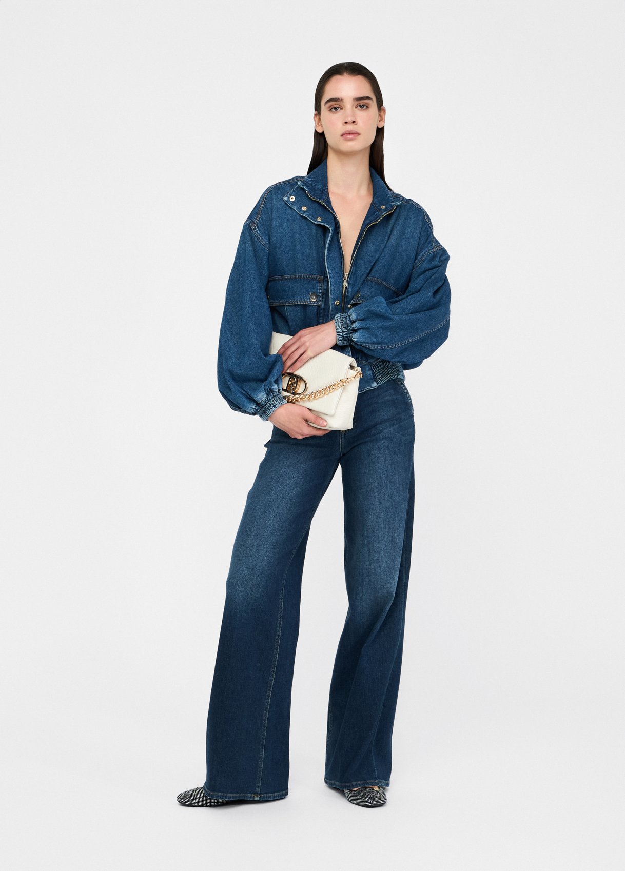 LIU JO DENIM FLARE FRENCH POCKETS H.W.  UF5128D0269 | DENIM LIU JO DENIM FLARE FRENCH POCKETS H.W.  UF5128D0269 | DENIM