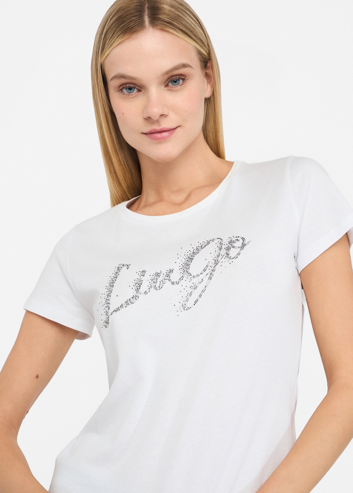 LIU JO T-SHIRT (2PACK IN SIZE) MODA M/C UF5266JS904 | WHITE LIU JO T-SHIRT (2PACK IN SIZE) MODA M/C UF5266JS904 | WHITE