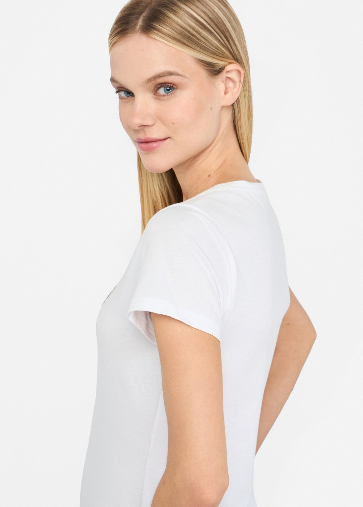 LIU JO T-SHIRT (2PACK IN SIZE) MODA M/C UF5266JS904 | WHITE LIU JO T-SHIRT (2PACK IN SIZE) MODA M/C UF5266JS904 | WHITE