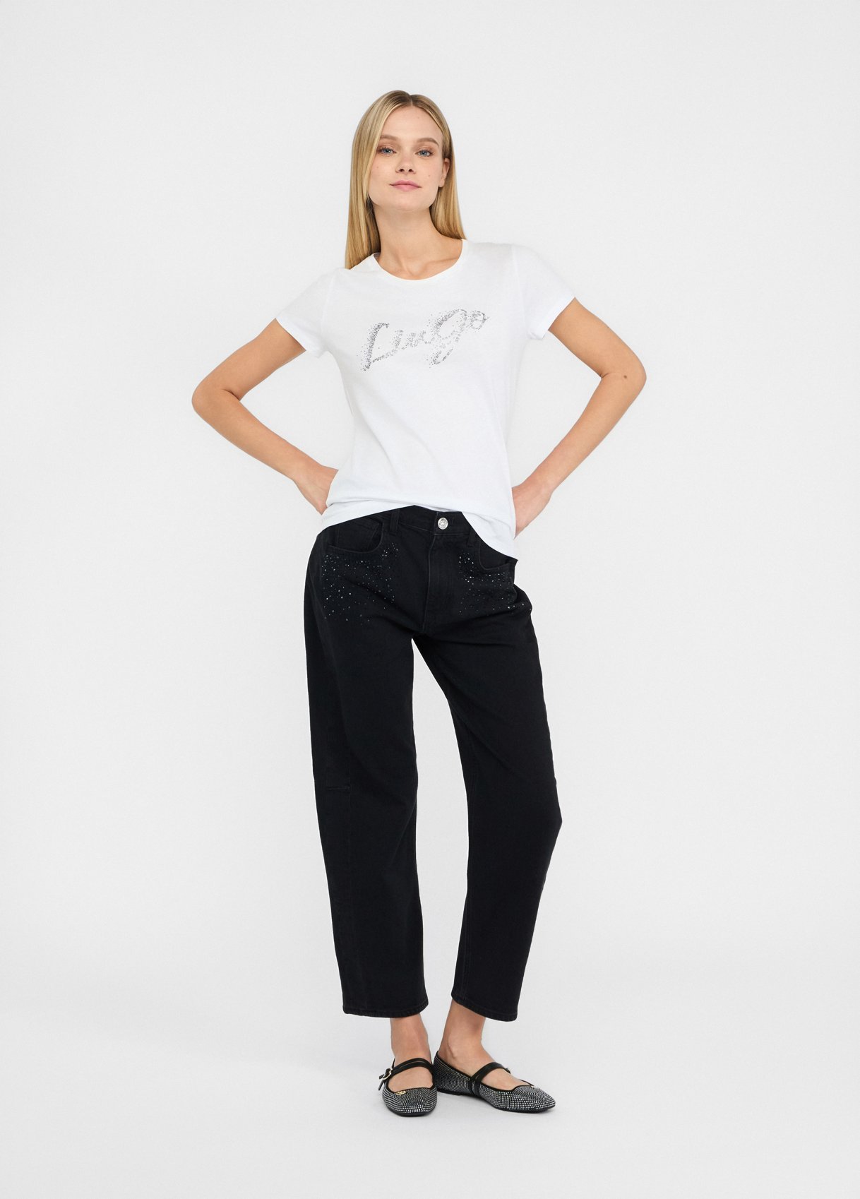 LIU JO T-SHIRT (2PACK IN SIZE) MODA M/C UF5266JS904 | WHITE LIU JO T-SHIRT (2PACK IN SIZE) MODA M/C UF5266JS904 | WHITE