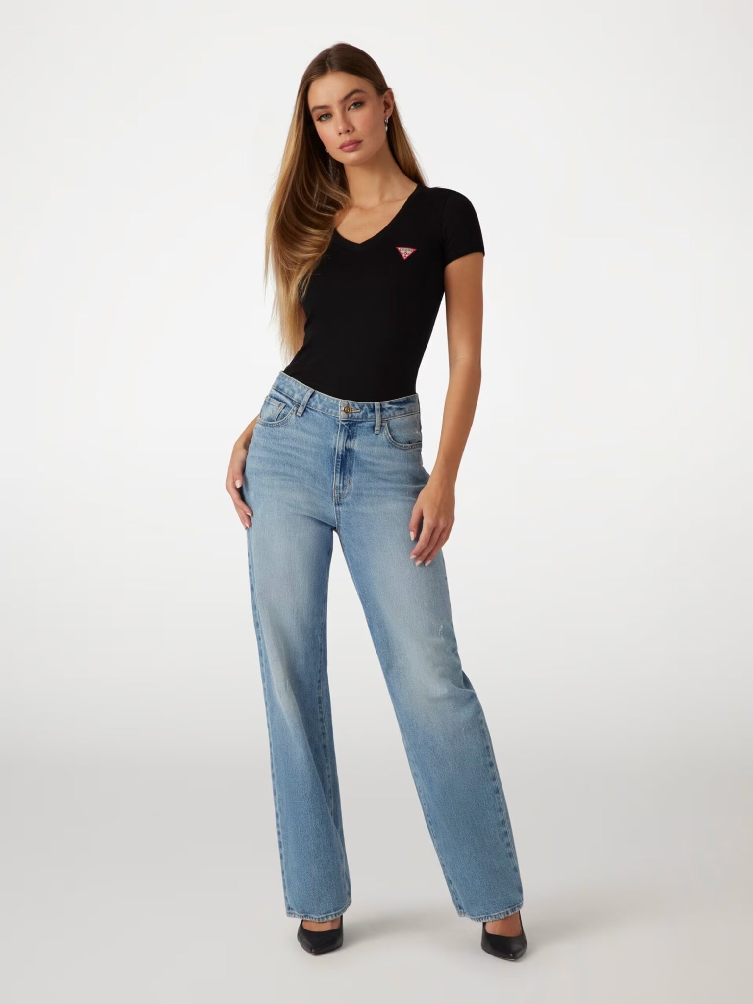 GUESS NEW VICTOIRE SCUBA PANT W5YB11KBYE2 | BEIGE