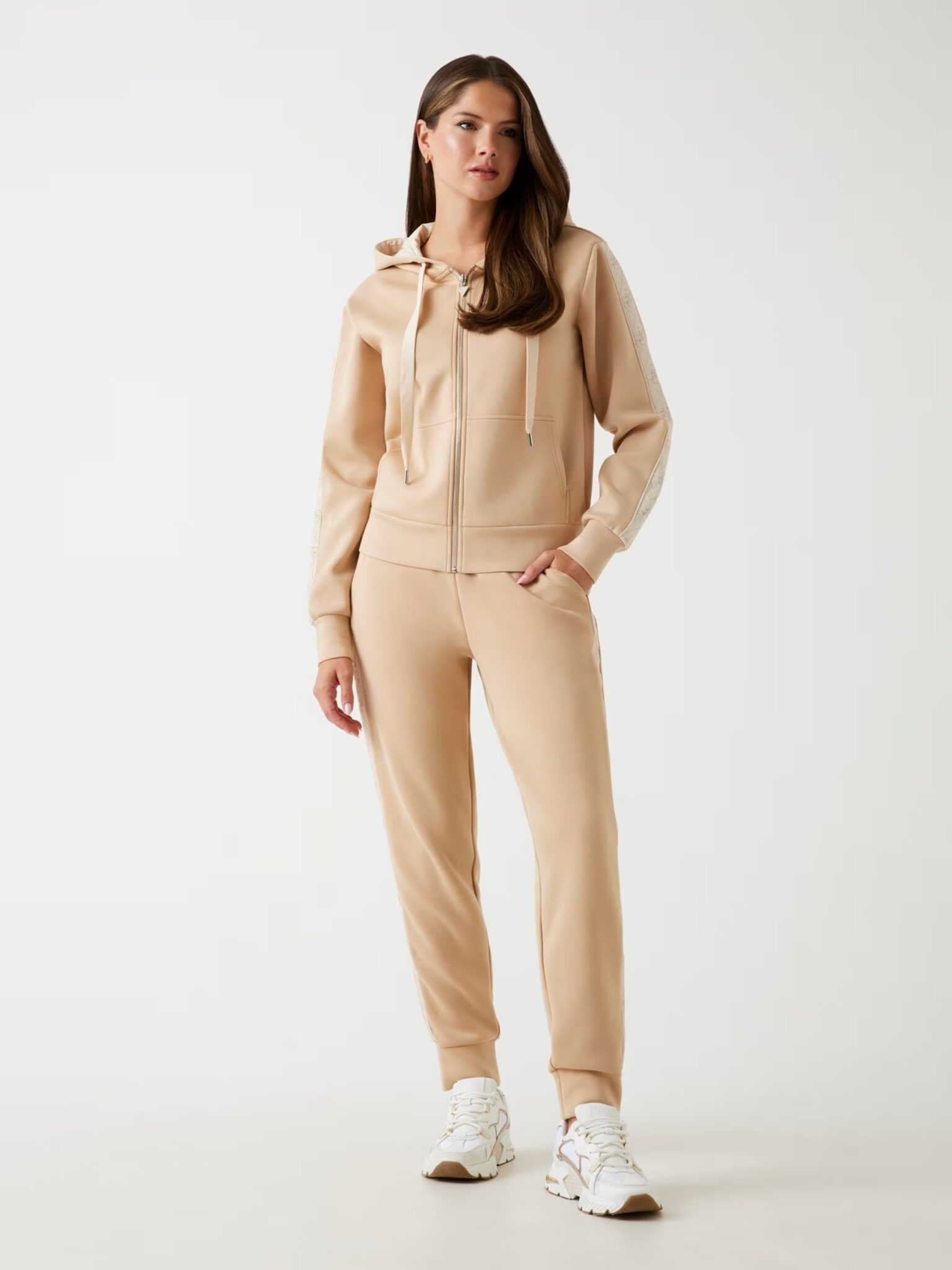 GUESS NEW VICTOIRE SCUBA PANT W5YB11KBYE2 | BEIGE