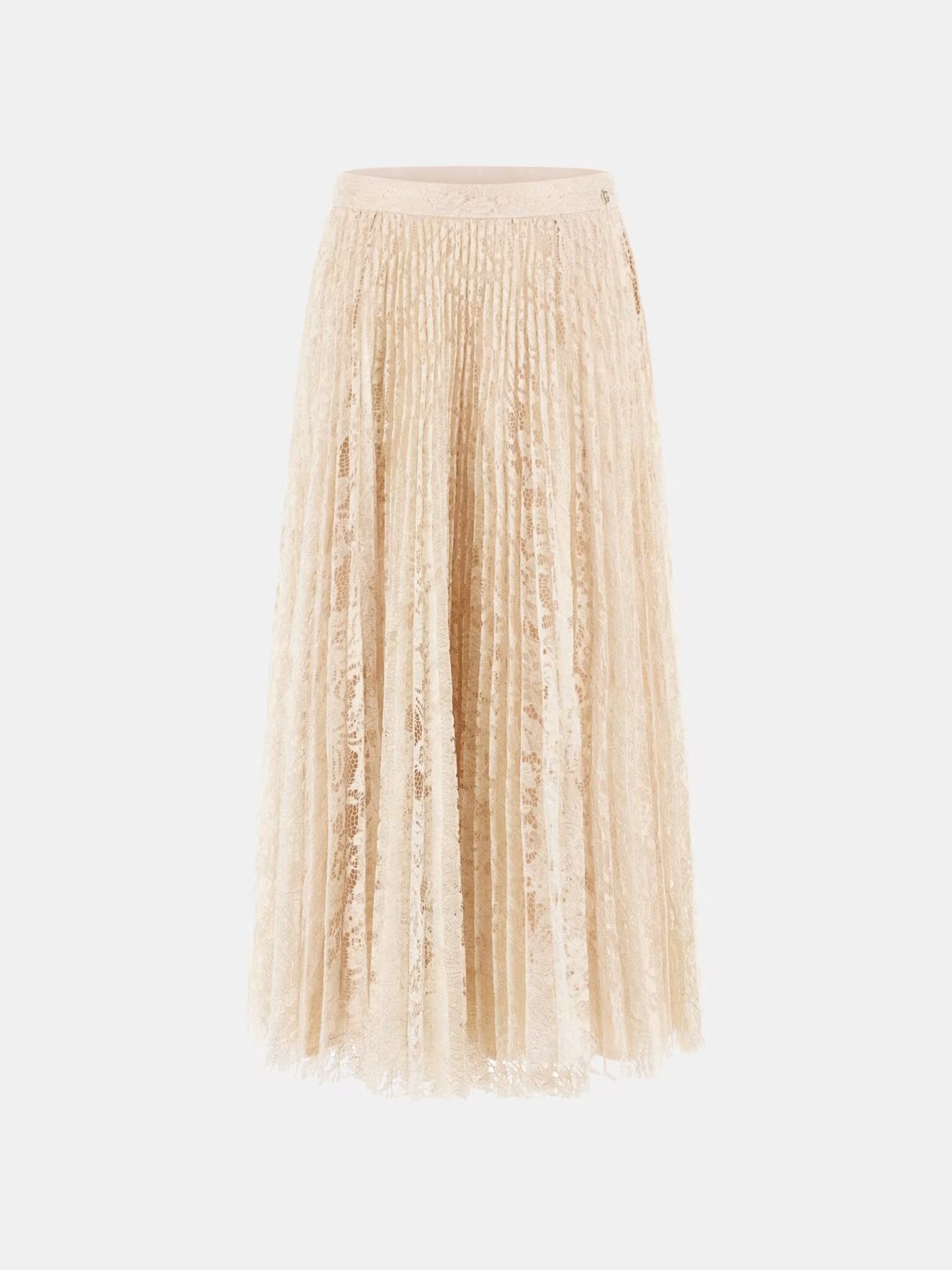 GUESS CHARLOTTE PLEATED SKIRT W5YD1EKCZ90 | YELLOW GUESS CHARLOTTE PLEATED SKIRT W5YD1EKCZ90 | YELLOW