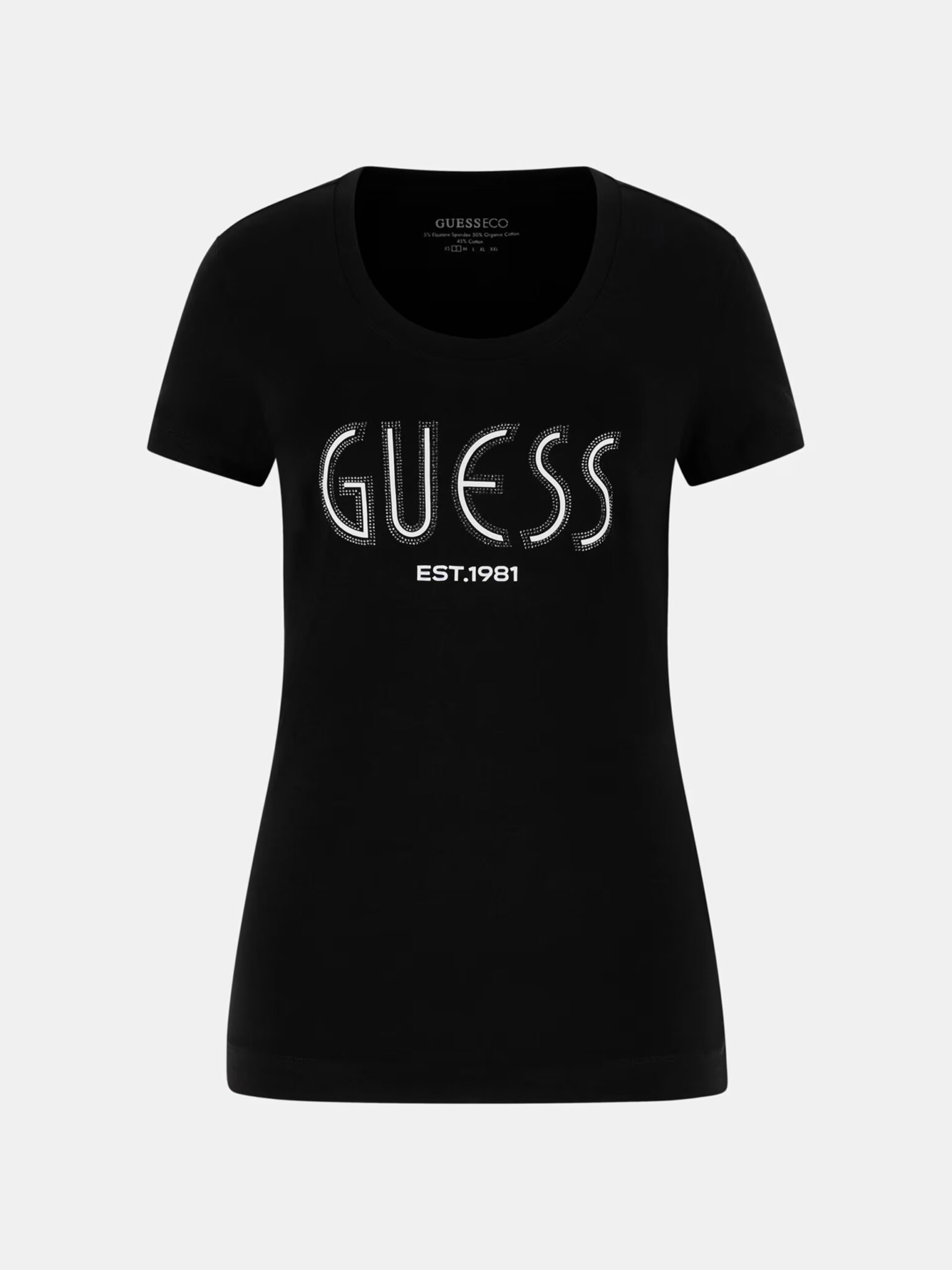 GUESS GUESS LOGO TEE ΜΠΛΟΥΖΑ W5YI05J1314 | BLACK GUESS GUESS LOGO TEE ΜΠΛΟΥΖΑ W5YI05J1314 | BLACK