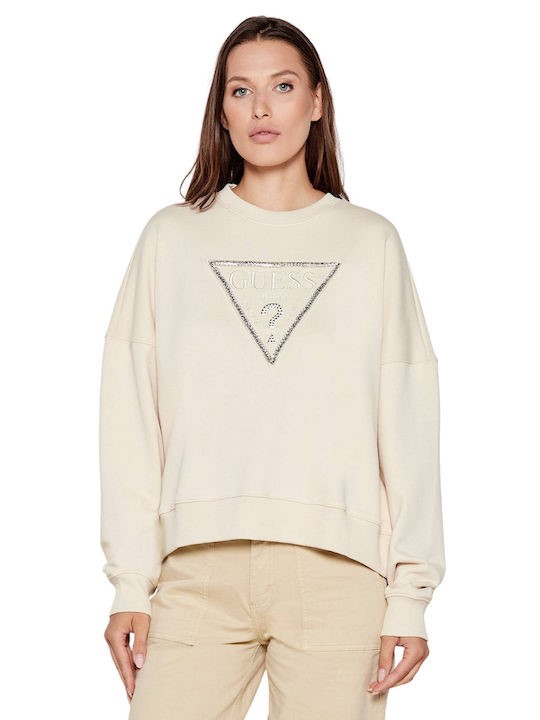 GUESS BUTTON FRONT BELLA TOP W5YR30Z37G0 | SAND