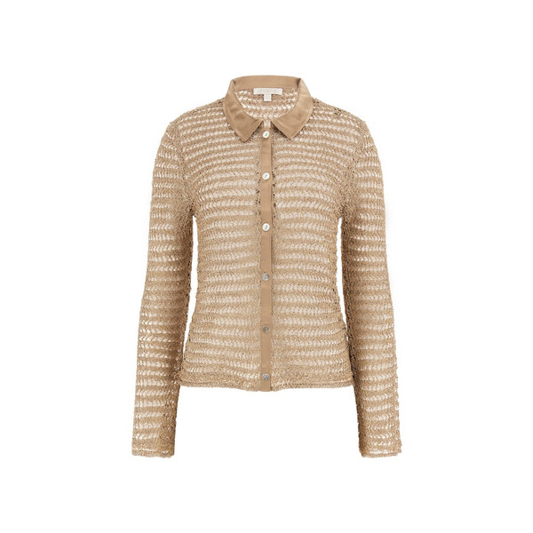 GUESS BUTTON FRONT BELLA TOP W5YR30Z37G0 | SAND