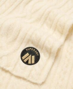 SUPERDRY CABLE LUXE KNIT SCARF ΑΞΕΣΟΥΑΡ ΓΥΝΑΙΚΕΙΟ | OFF WHITE