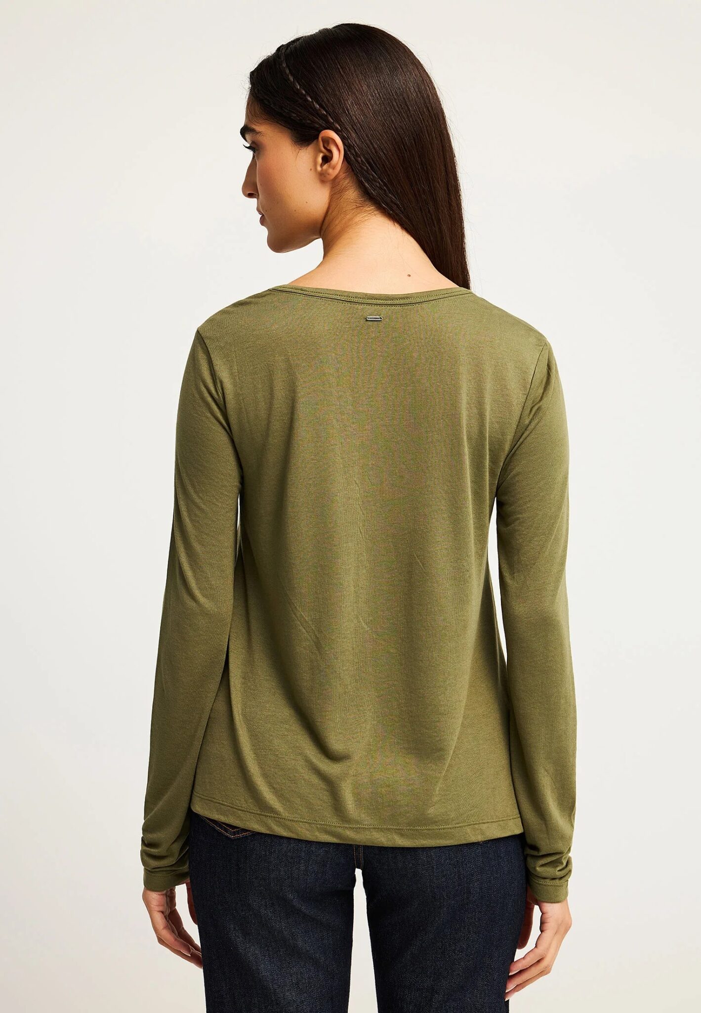 FUNKY BUDDHA ΓΥΝΑΙΚΕΊΑ ΜΠΛΟΎΖΑ ΜΕ ΜΑΚΡΎ ΜΑΝΊΚΙ | KHAKI FUNKY BUDDHA ΓΥΝΑΙΚΕΊΑ ΜΠΛΟΎΖΑ ΜΕ ΜΑΚΡΎ ΜΑΝΊΚΙ | KHAKI