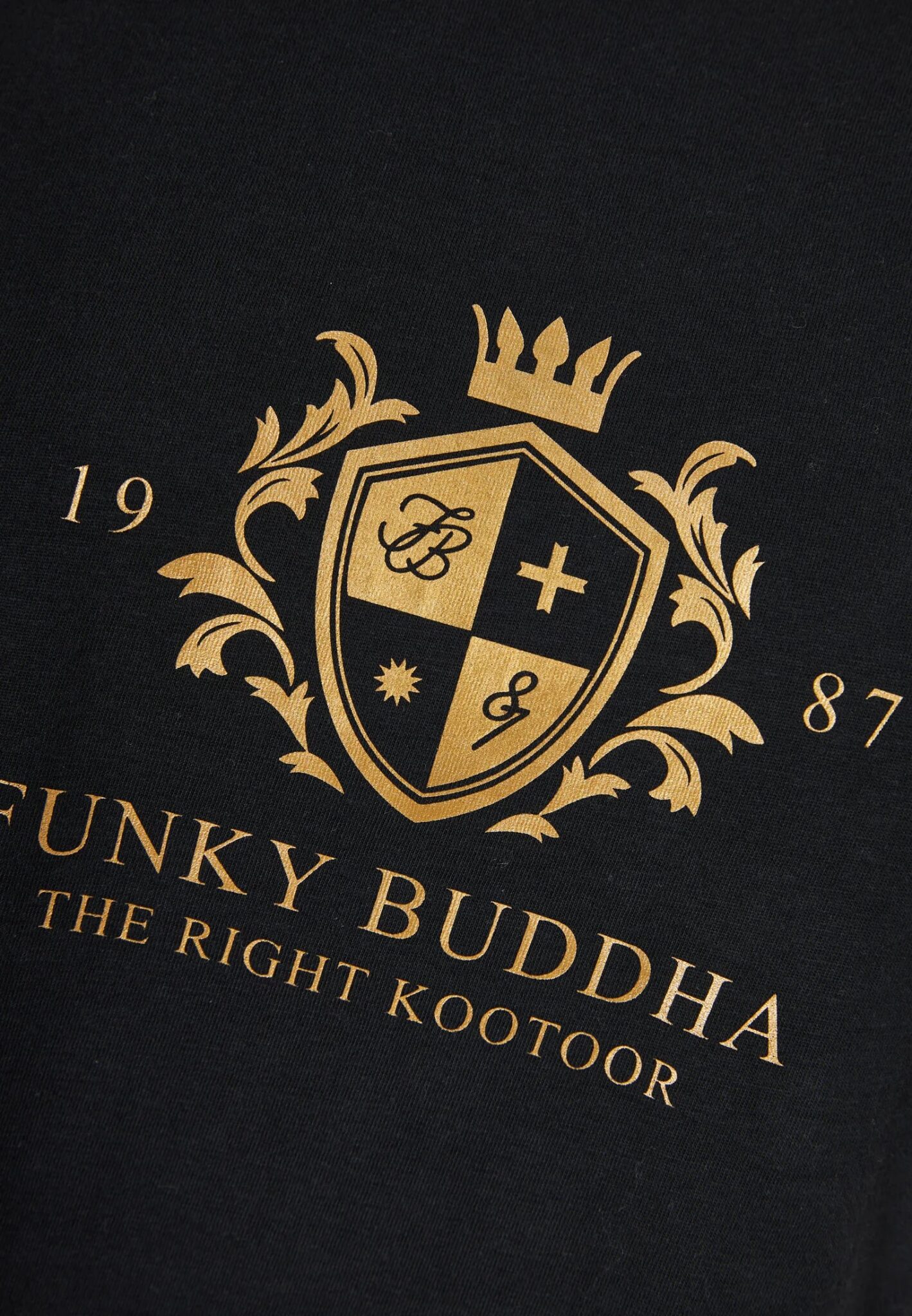 FUNKY BUDDHA ΓΥΝΑΙΚΕΊΑ ΜΠΛΟΎΖΑ ΜΕ ΚΟΝΤΌ ΜΑΝΊΚΙ ΚΑΙ ΤΎΠΩΜΑ | BLACK FUNKY BUDDHA ΓΥΝΑΙΚΕΊΑ ΜΠΛΟΎΖΑ ΜΕ ΚΟΝΤΌ ΜΑΝΊΚΙ ΚΑΙ ΤΎΠΩΜΑ | BLACK