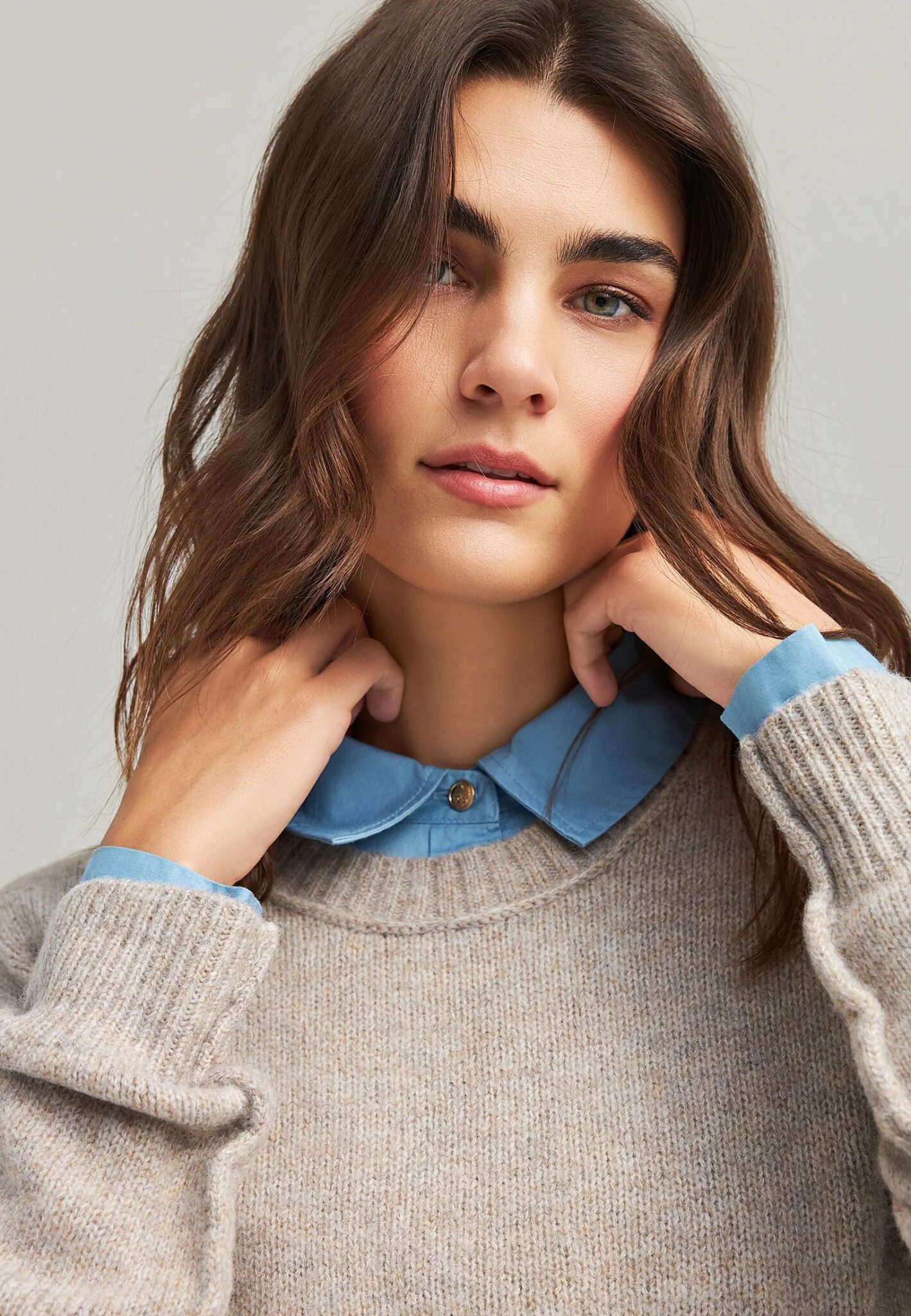 FUNKY BUDDHA ΓΥΝΑΙΚΕΊΟ ΠΛΕΚΤΌ ΜΕ ΛΑΙΜΌΚΟΨΗ | BEIGE FUNKY BUDDHA ΓΥΝΑΙΚΕΊΟ ΠΛΕΚΤΌ ΜΕ ΛΑΙΜΌΚΟΨΗ | BEIGE