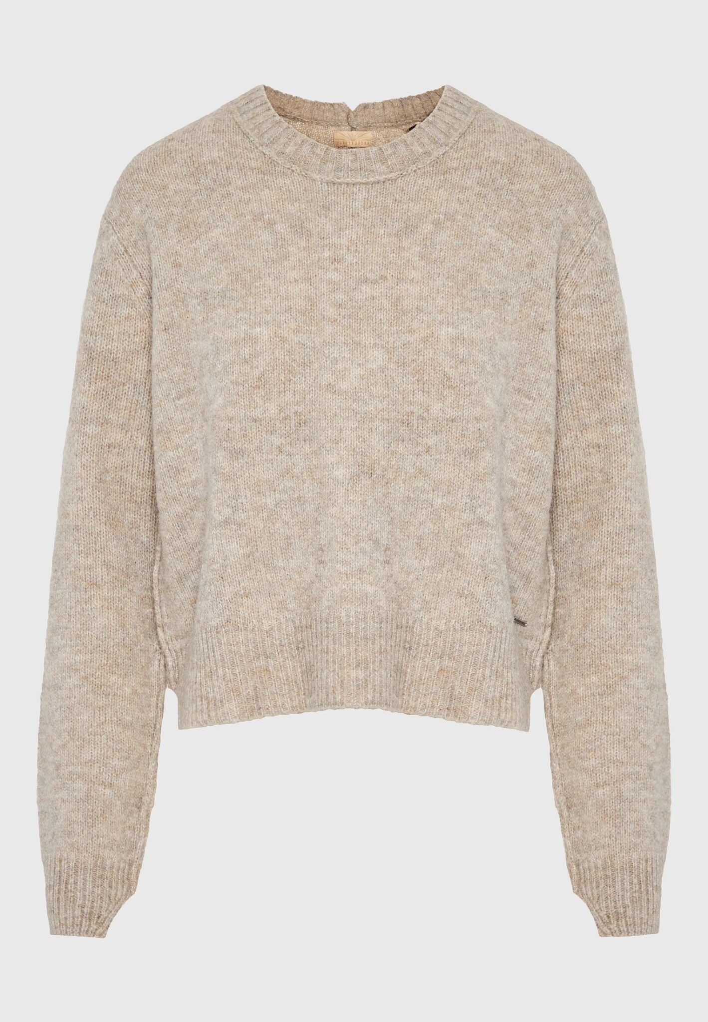 FUNKY BUDDHA ΓΥΝΑΙΚΕΊΟ ΠΛΕΚΤΌ ΜΕ ΛΑΙΜΌΚΟΨΗ | BEIGE FUNKY BUDDHA ΓΥΝΑΙΚΕΊΟ ΠΛΕΚΤΌ ΜΕ ΛΑΙΜΌΚΟΨΗ | BEIGE