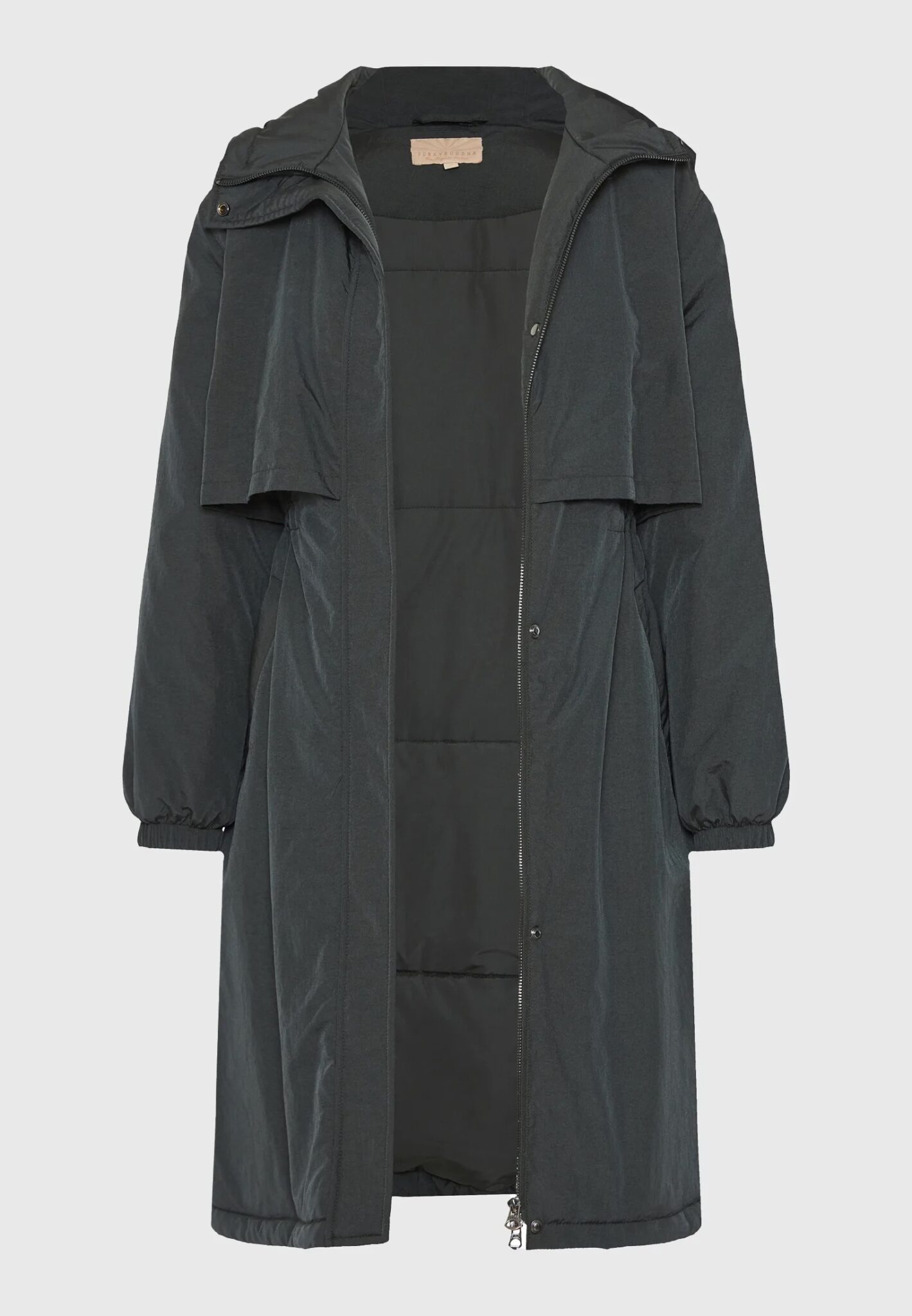 GUESS ATHLEISURE 4G AOP FULL ZIP JACKET ΜΠΟΥΦΑΝ ΓΥΝΑΙΚΕΙΟ | BLACK