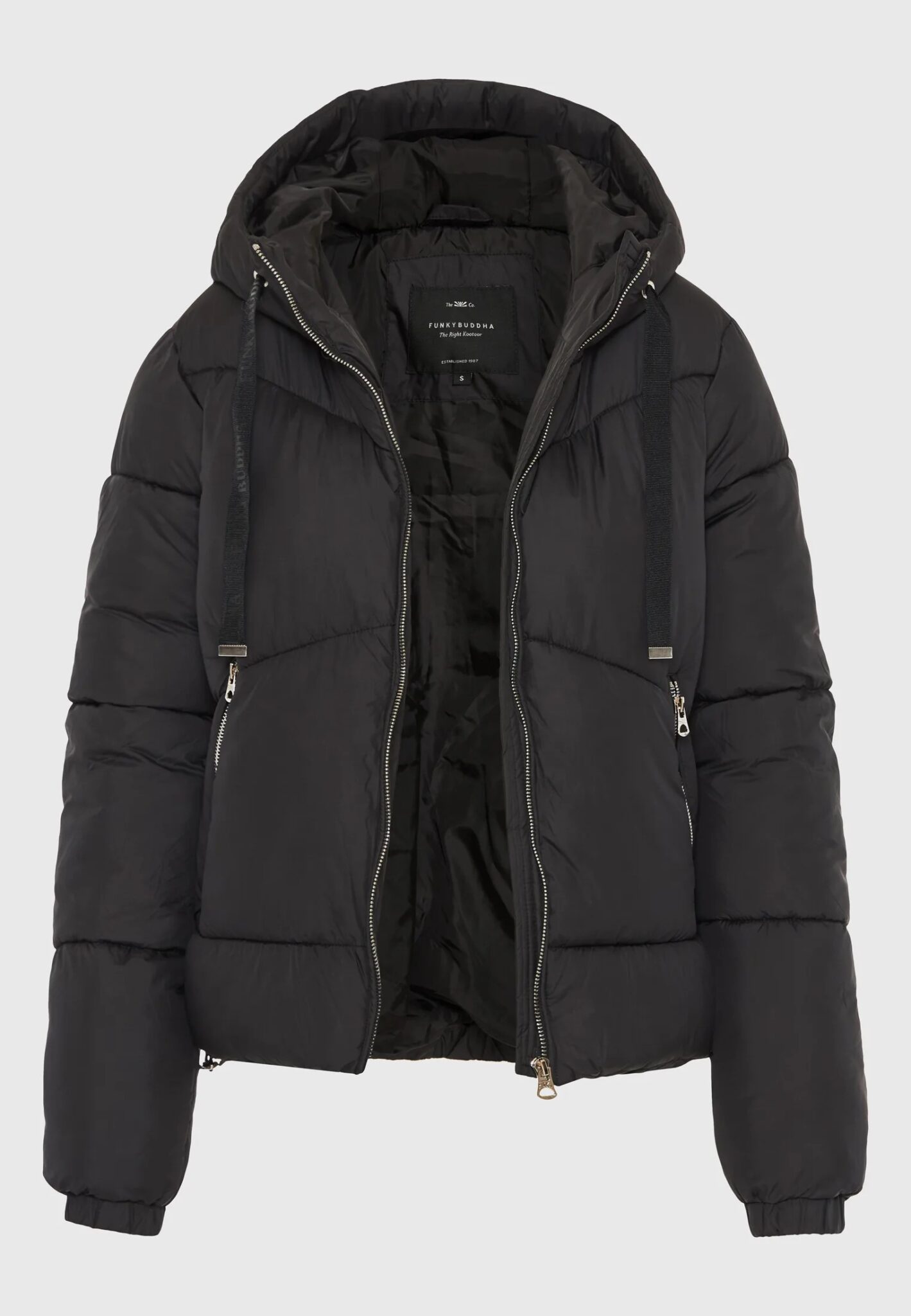 FUNKY BUDDHA ΓΥΝΑΙΚΕΊΟ ΦΟΥΣΚΩΤΌ ΤΖΆΚΕΤ | BLACK FUNKY BUDDHA ΓΥΝΑΙΚΕΊΟ ΦΟΥΣΚΩΤΌ ΤΖΆΚΕΤ | BLACK