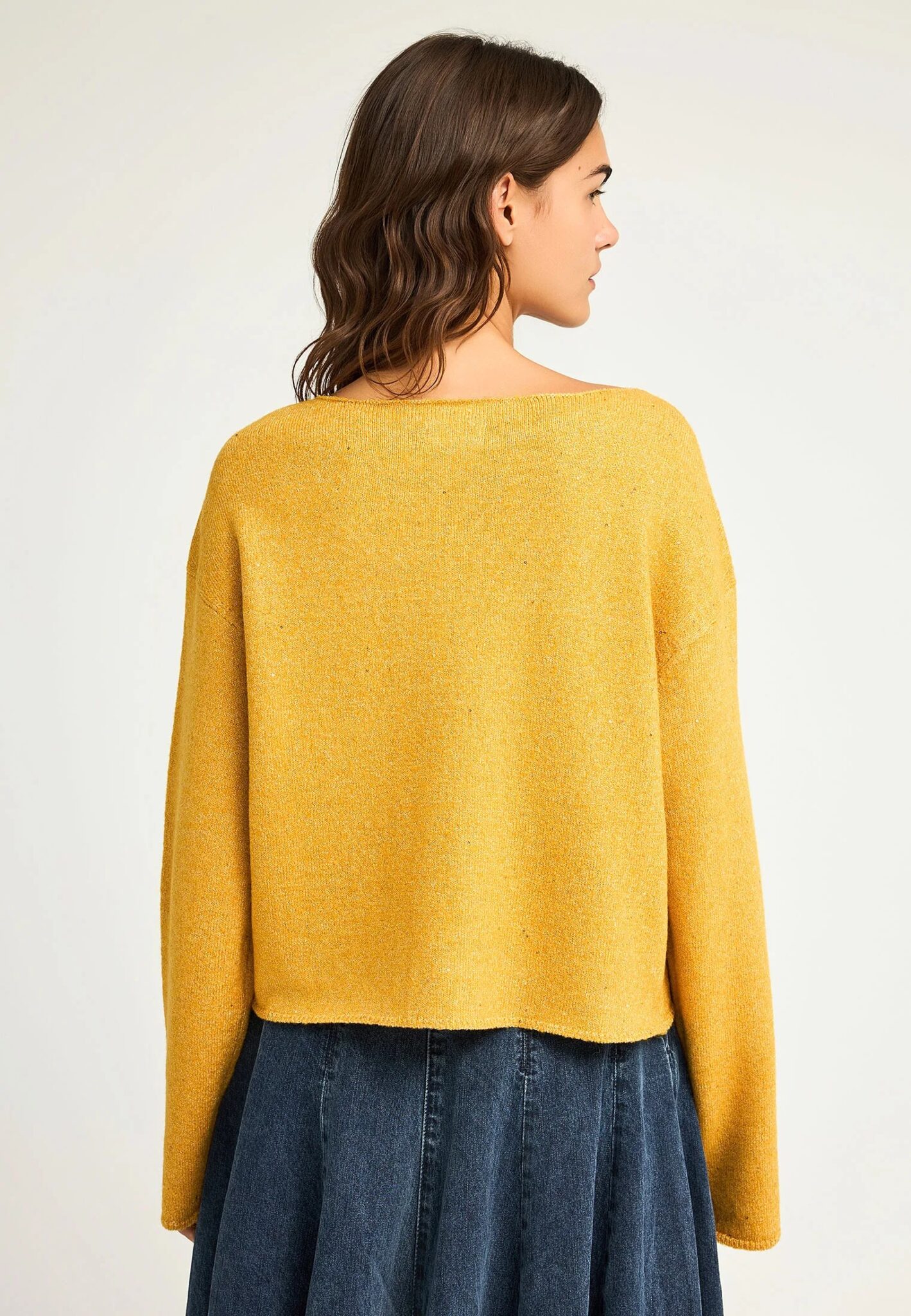 FUNKY BUDDHA ΓΥΝΑΙΚΕΊΟ ΠΛΕΚΤΌ ΜΕ ΛΑΙΜΌΚΟΨΗ | YELLOW FUNKY BUDDHA ΓΥΝΑΙΚΕΊΟ ΠΛΕΚΤΌ ΜΕ ΛΑΙΜΌΚΟΨΗ | YELLOW