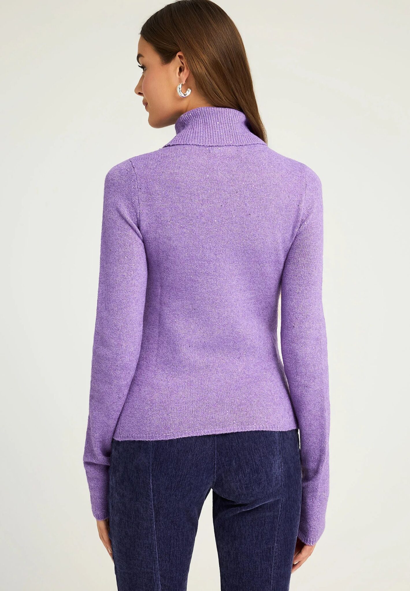 FUNKY BUDDHA ΓΥΝΑΙΚΕΊΟ ΠΛΕΚΤΌ ΜΕ ΨΗΛΌ ΛΑΙΜΌ | PURPLE FUNKY BUDDHA ΓΥΝΑΙΚΕΊΟ ΠΛΕΚΤΌ ΜΕ ΨΗΛΌ ΛΑΙΜΌ | PURPLE