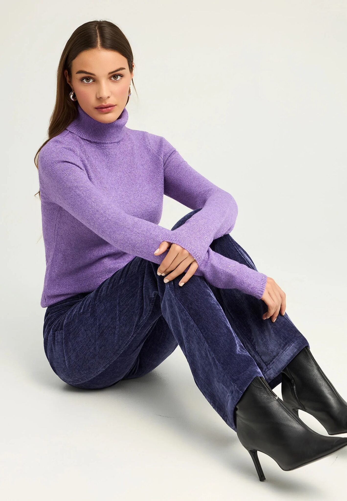 FUNKY BUDDHA ΓΥΝΑΙΚΕΊΟ ΠΛΕΚΤΌ ΜΕ ΨΗΛΌ ΛΑΙΜΌ | PURPLE FUNKY BUDDHA ΓΥΝΑΙΚΕΊΟ ΠΛΕΚΤΌ ΜΕ ΨΗΛΌ ΛΑΙΜΌ | PURPLE